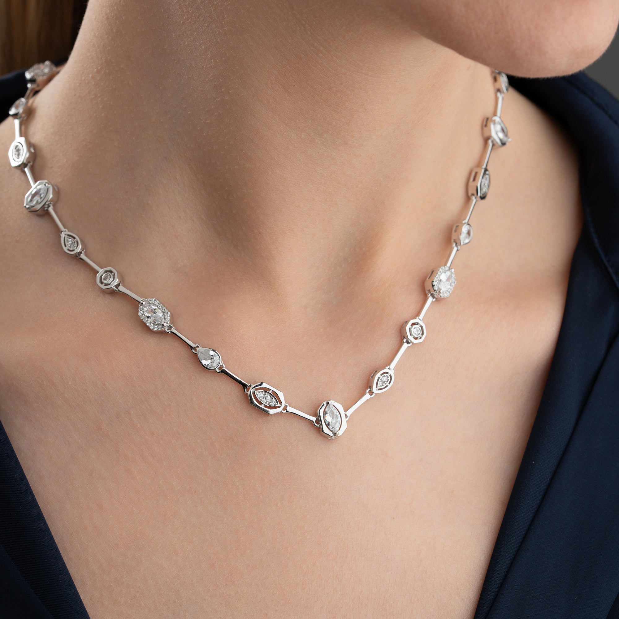 IŞIK YOLU KOLYE | 925 GÜMÜŞ