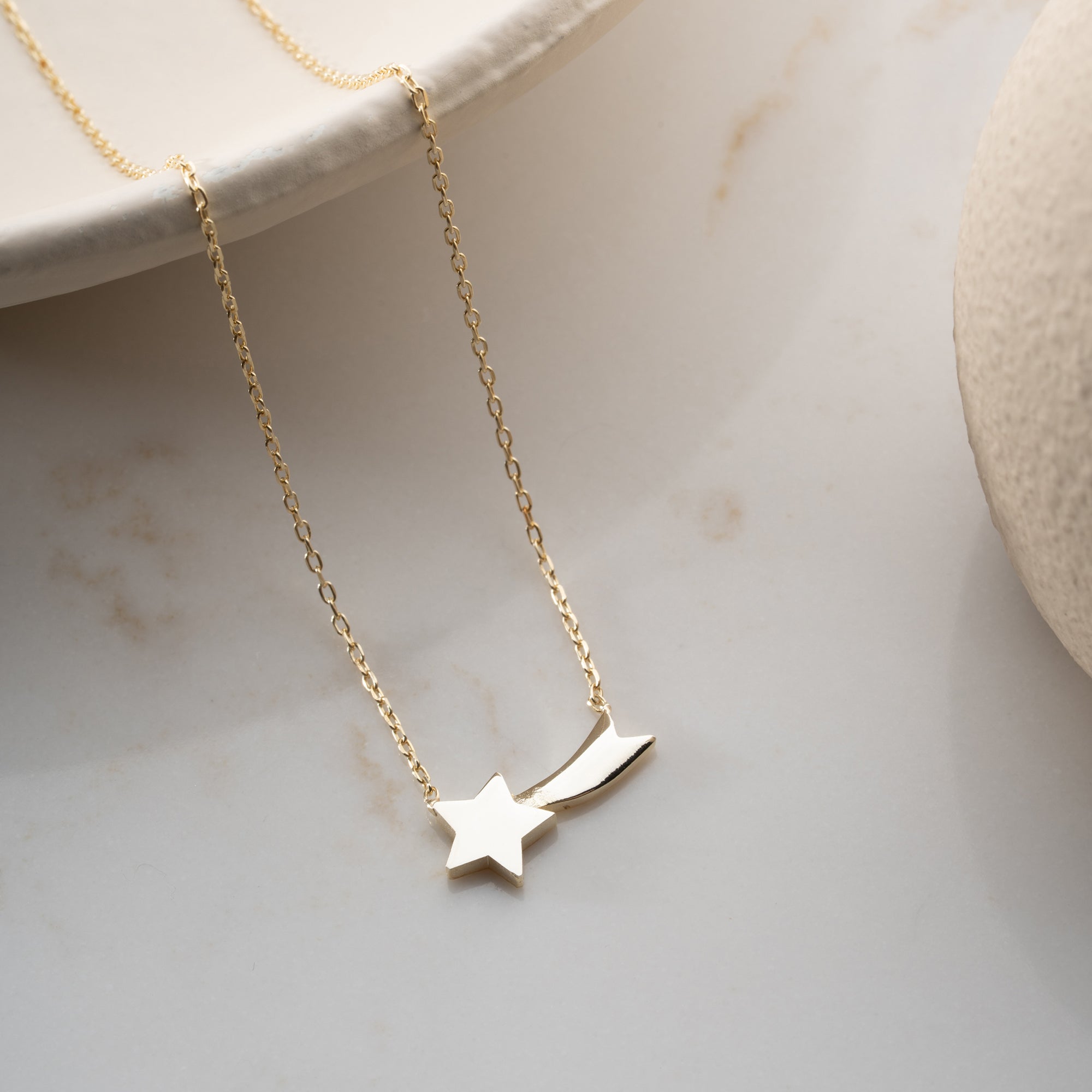 KAYAN YILDIZ KOLYESİ | 925 GÜMÜŞ