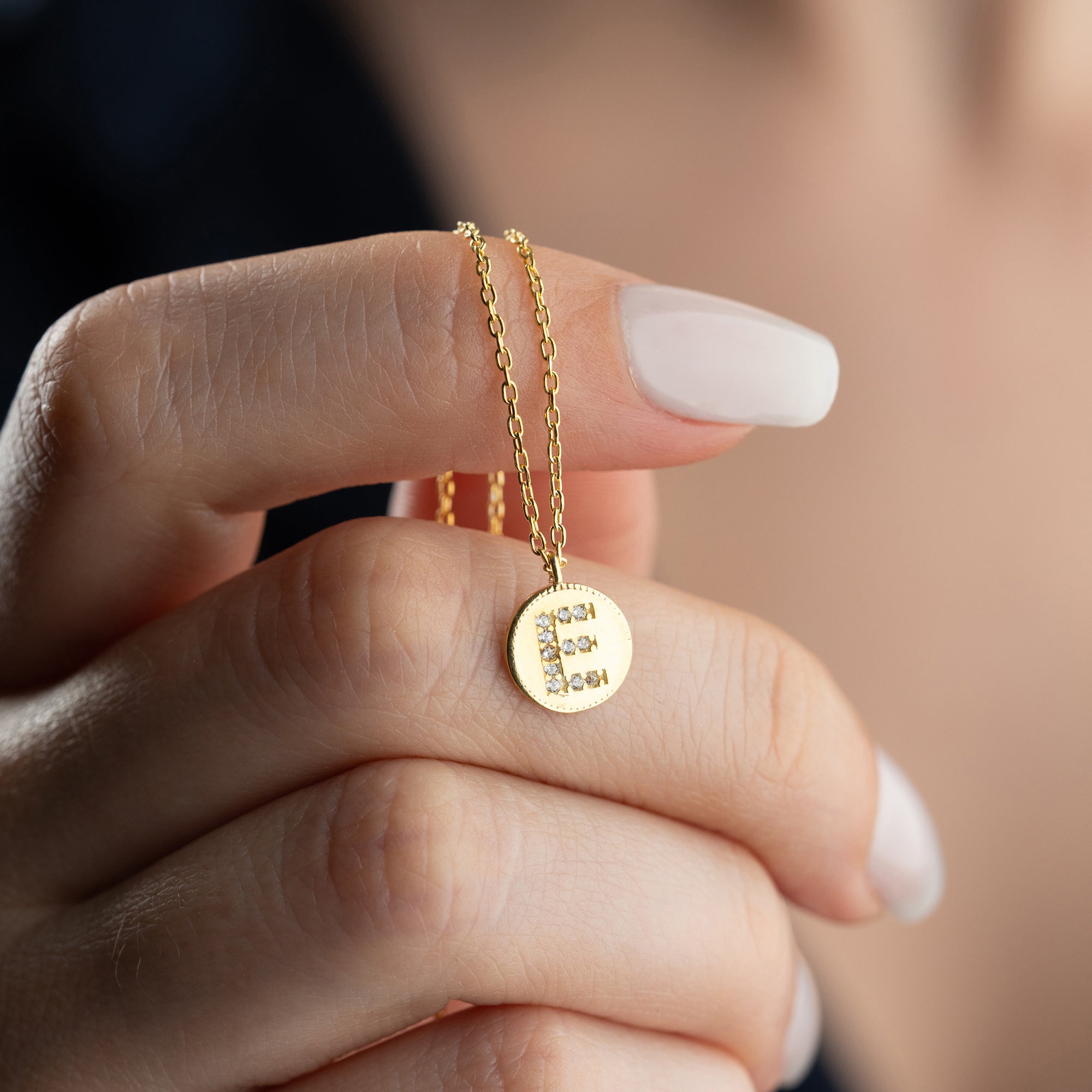 MİNİ ZİRKON TAŞLI HARF KOLYE | 925 GÜMÜŞ