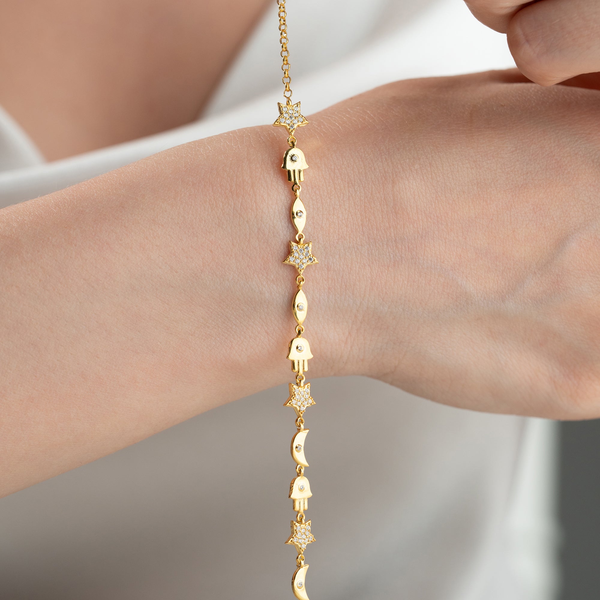 MİNİ NYX CHARM BİLEKLİK | 925 GÜMÜŞ