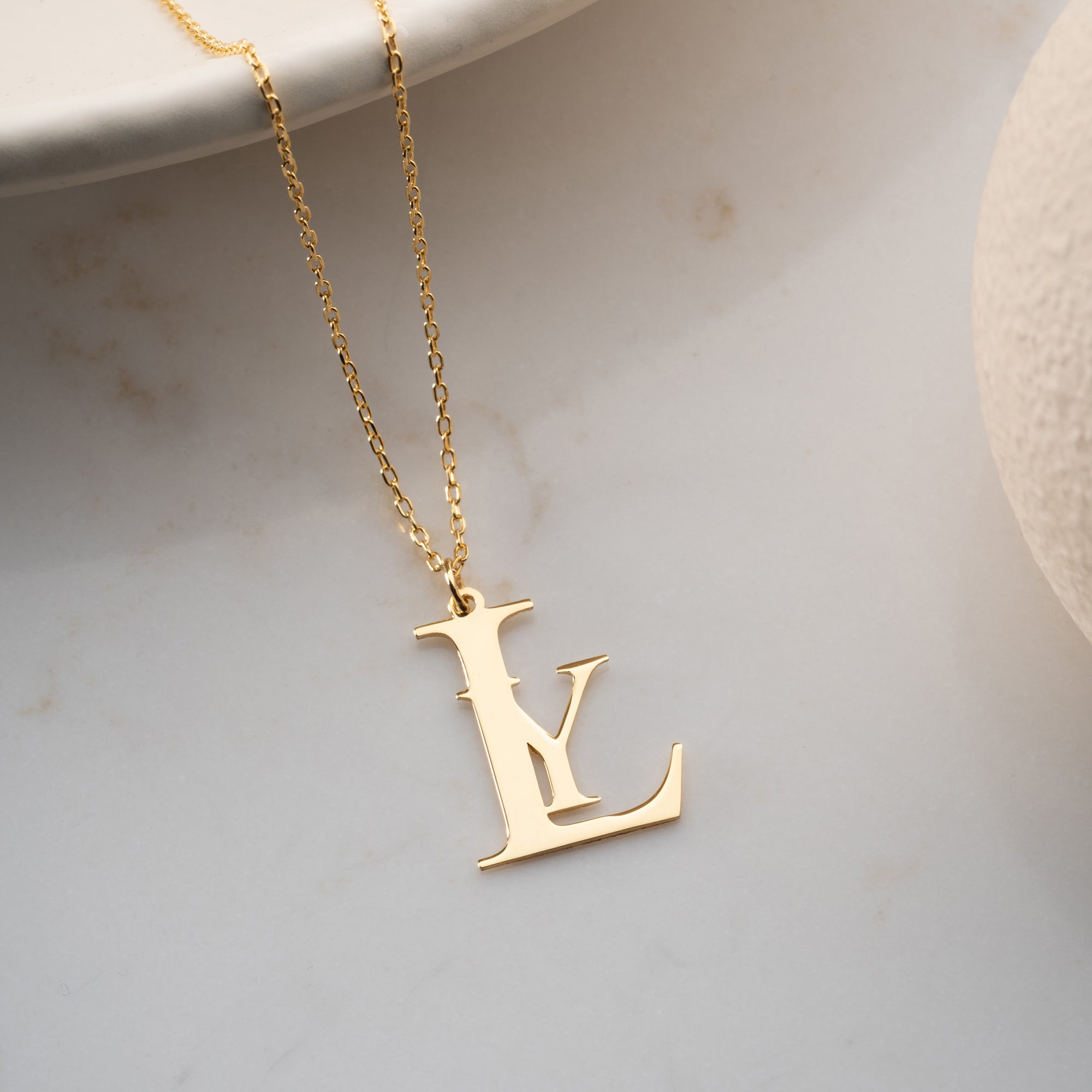 2'Lİ HARFLİ MODEL III KOLYE | 925 GÜMÜŞ