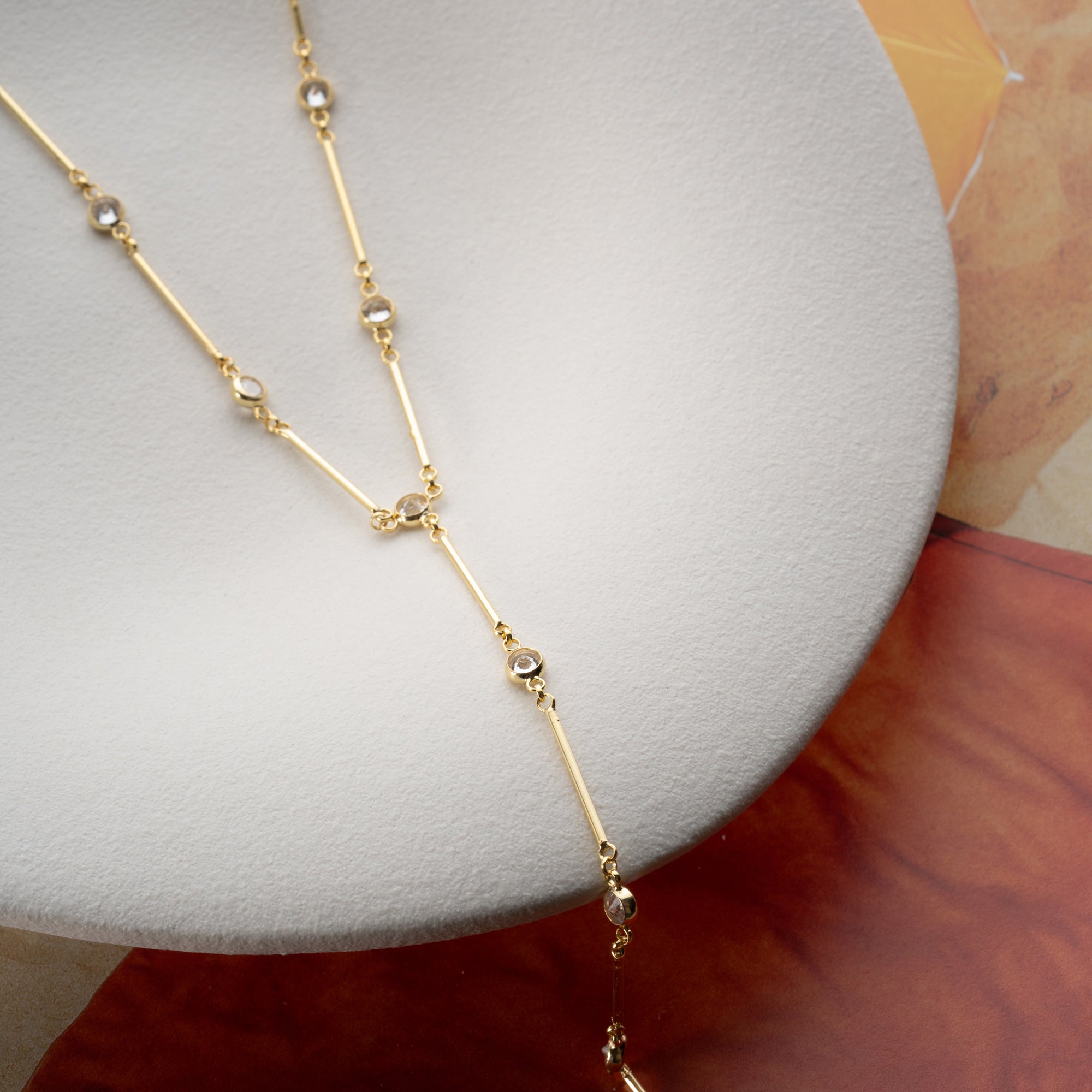 ÇUBUKLU  Y KOLYE | 925 GÜMÜŞ