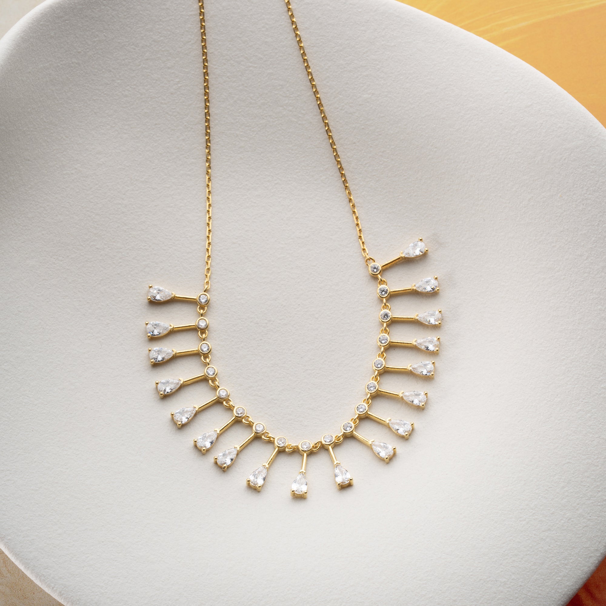 NİRİA TAŞLI KOLYE | 925 GÜMÜŞ