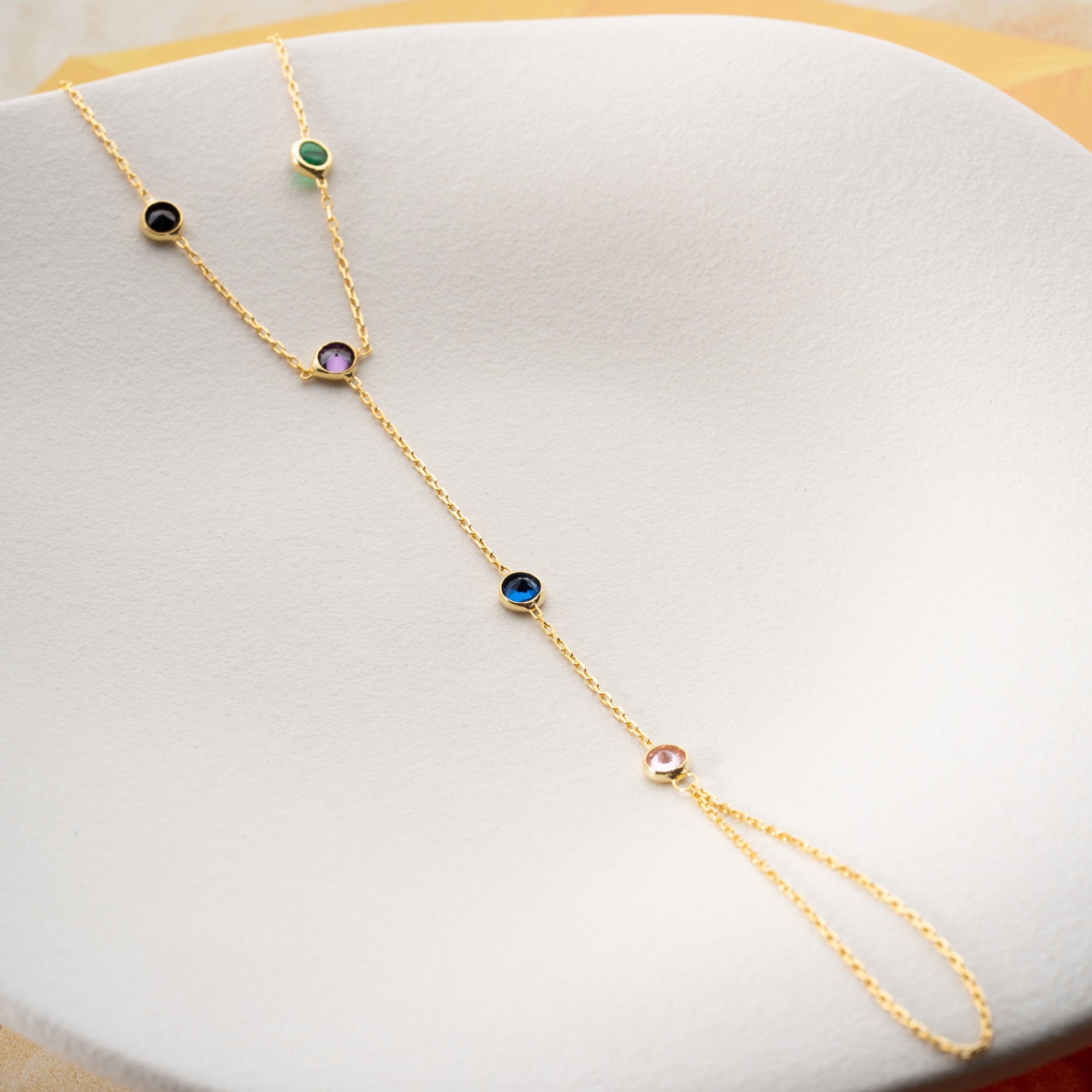 RENKLİ TAŞLI ŞAHMERAN | 925 GÜMÜŞ