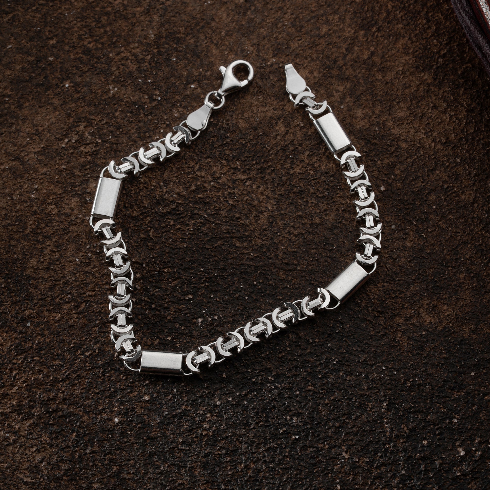 KRAL YASSI ZİNCİR BİLEKLİK 5 MM | 925 GÜMÜŞ