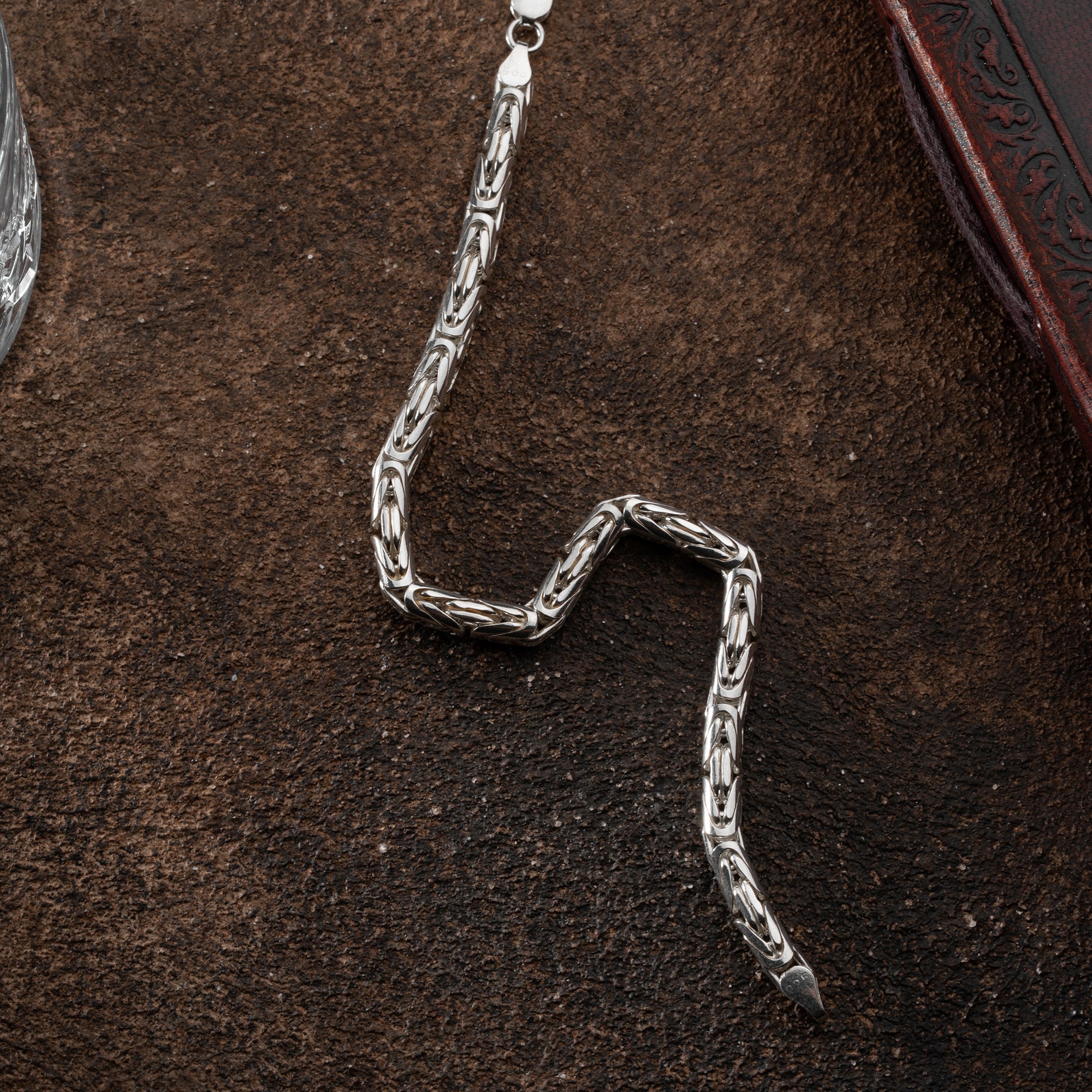 KRAL OVAL ZİNCİR BİLEKLİK 5 MM | 925 GÜMÜŞ