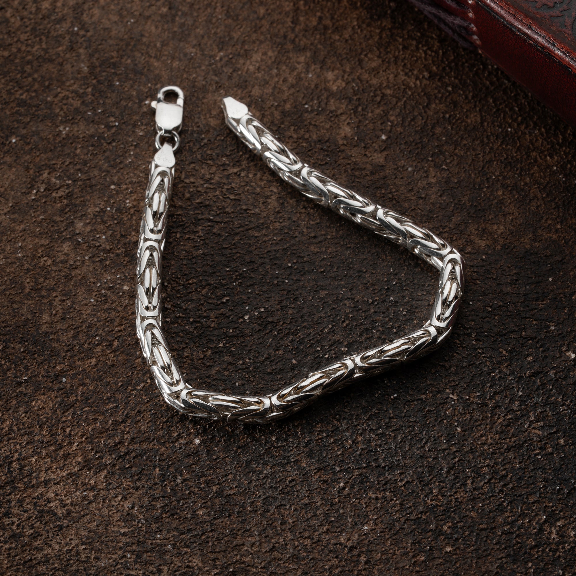 KRAL OVAL ZİNCİR BİLEKLİK 5 MM | 925 GÜMÜŞ