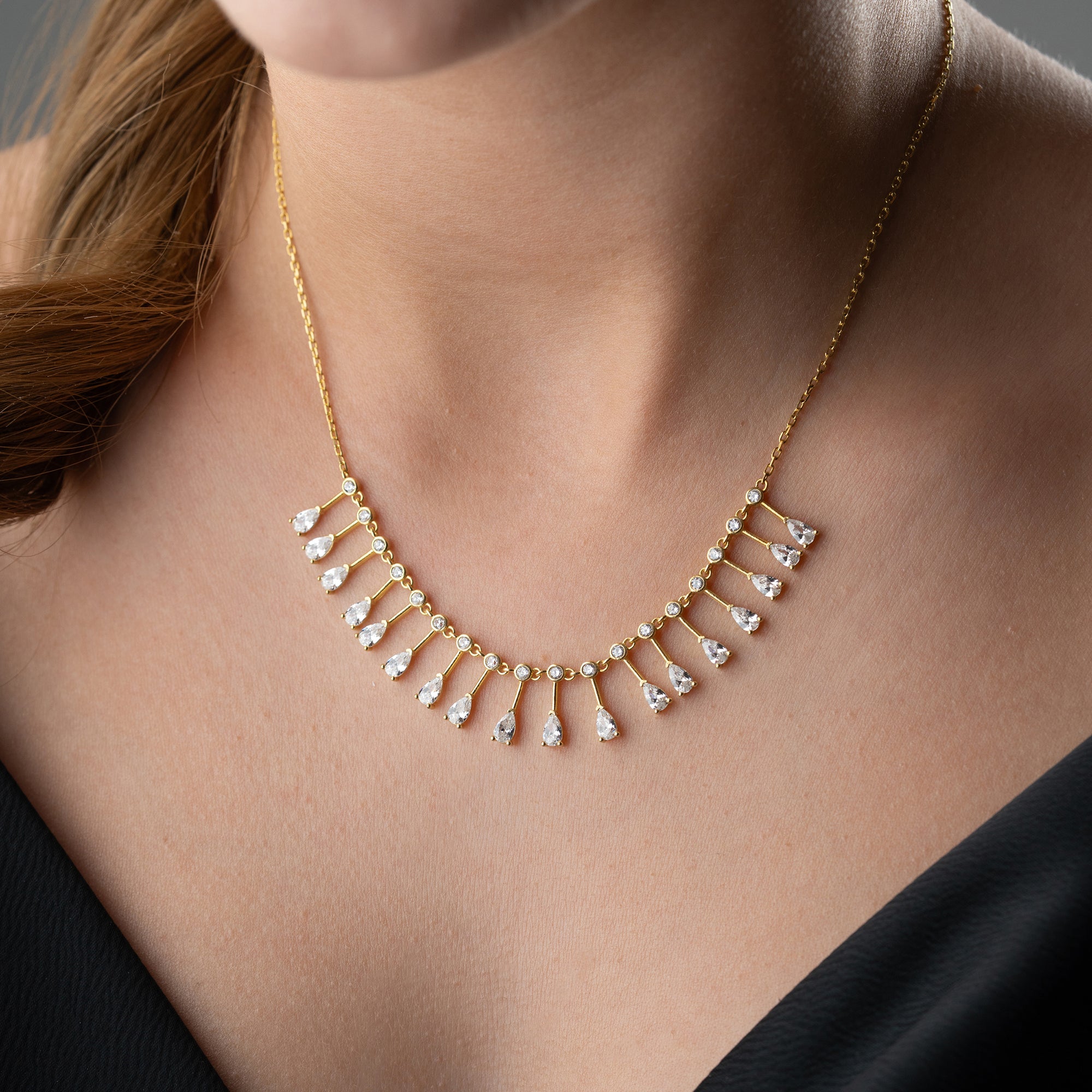 NİRİA TAŞLI KOLYE | 925 GÜMÜŞ