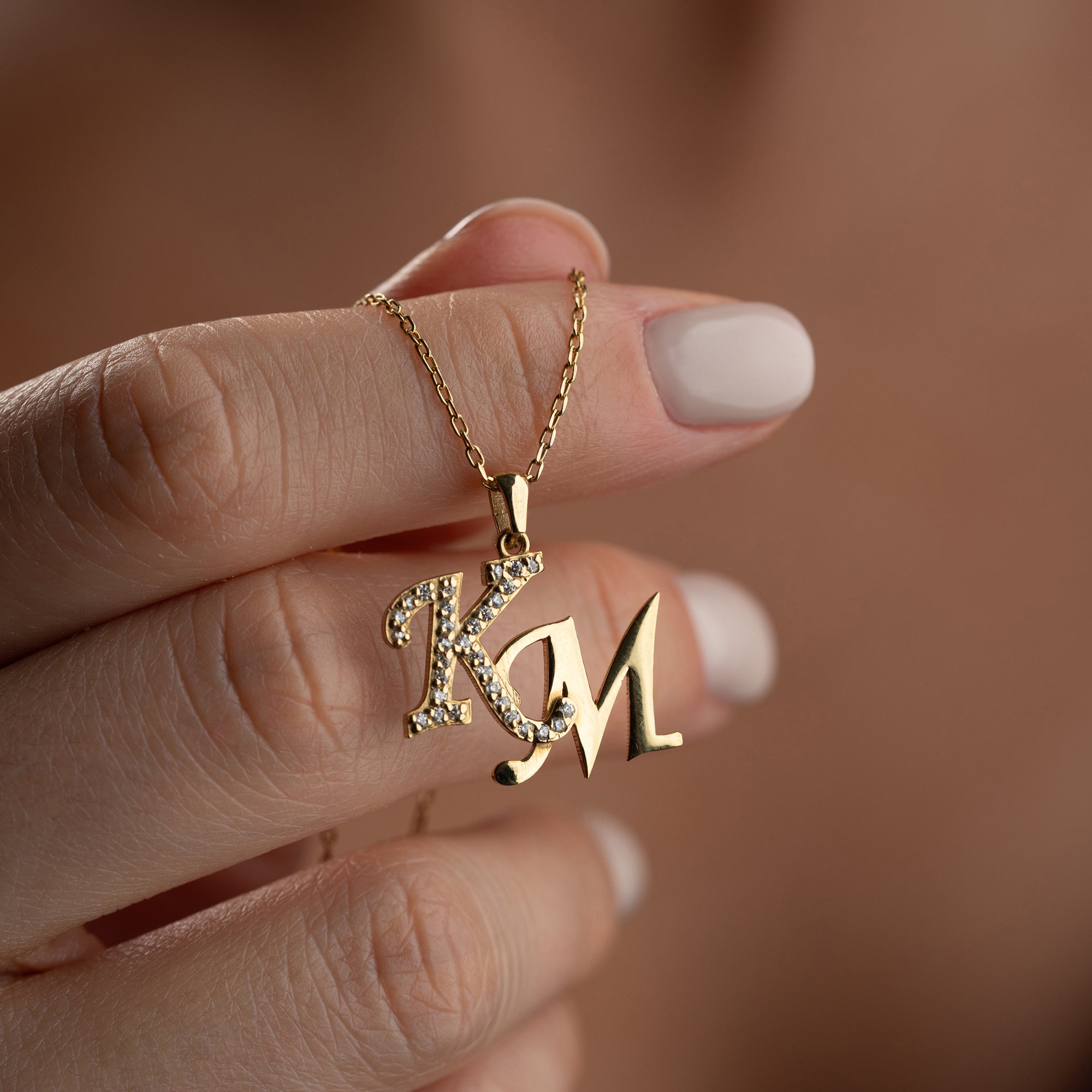 2 HARFLİ CRUSH KOLYE | 925 GÜMÜŞ