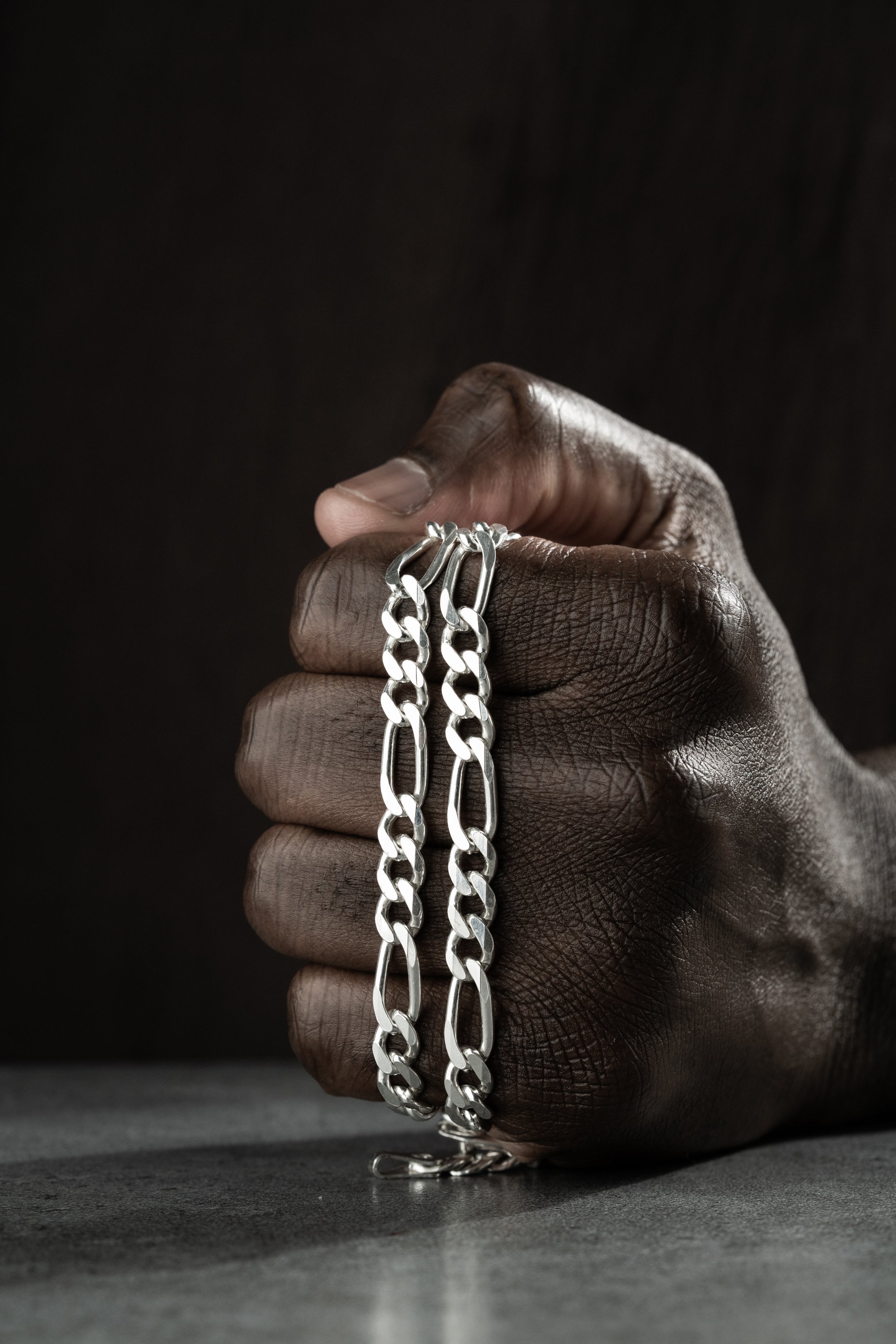 ERKEK FİGARO KOLYE 7.2 MM | 925 GÜMÜŞ