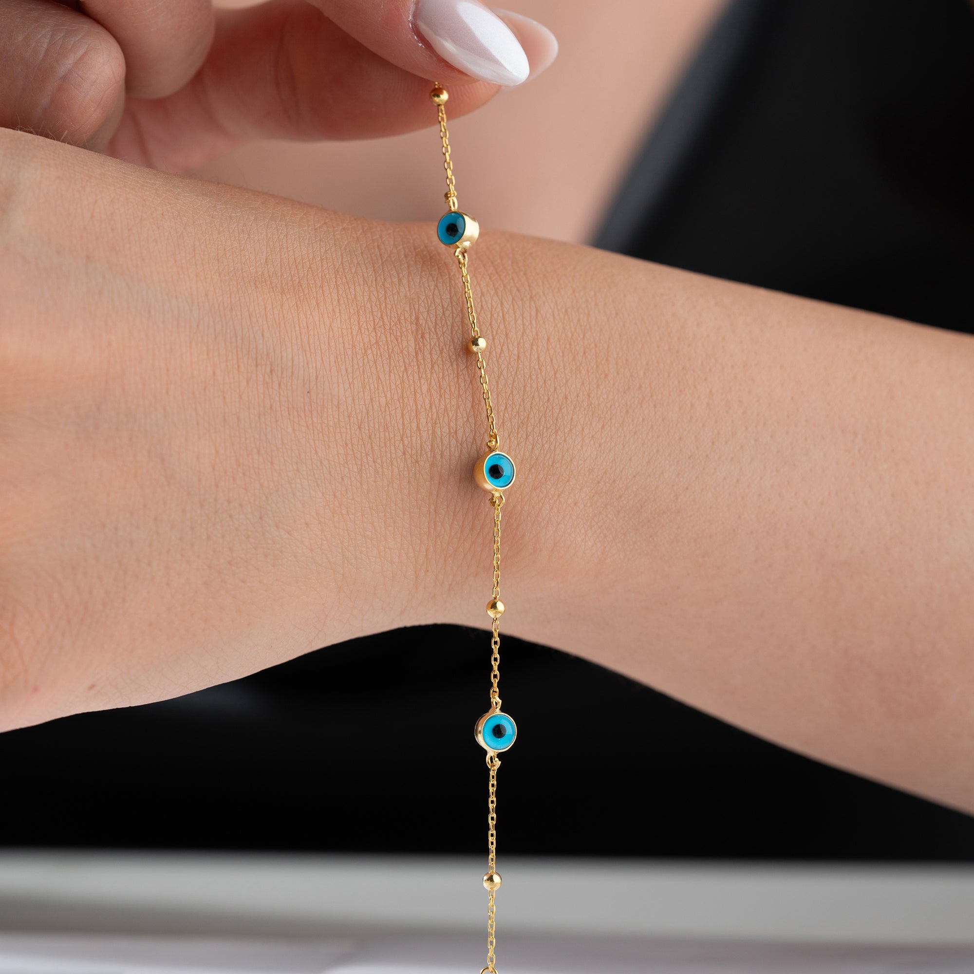 BULLET NAZAR BİLEKLİK | 925 GÜMÜŞ