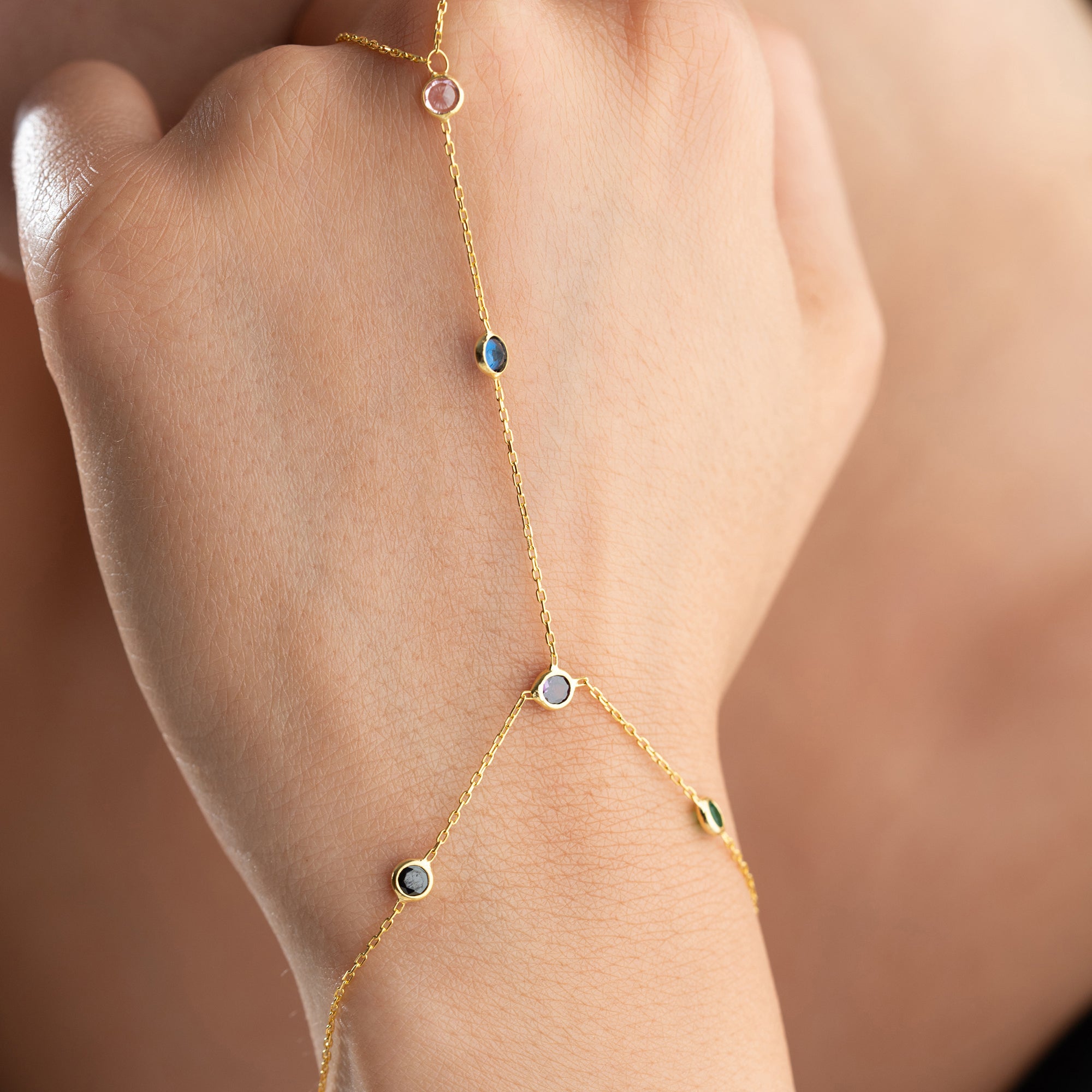 RENKLİ TAŞLI ŞAHMERAN | 925 GÜMÜŞ