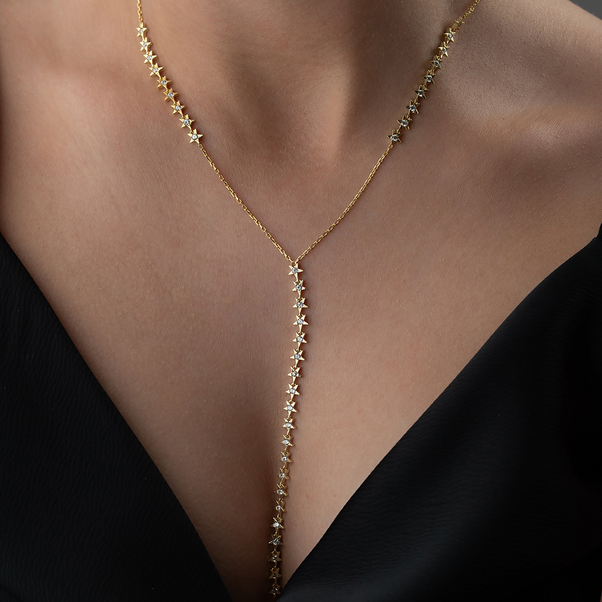 YILDIZ Y KOLYE  | 925 GÜMÜŞ