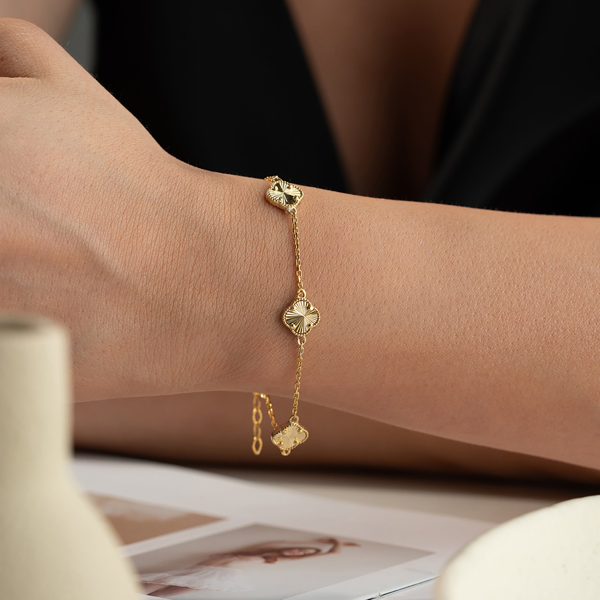 ÇOKLU YONCA BİLEKLİK | 925 GÜMÜŞ