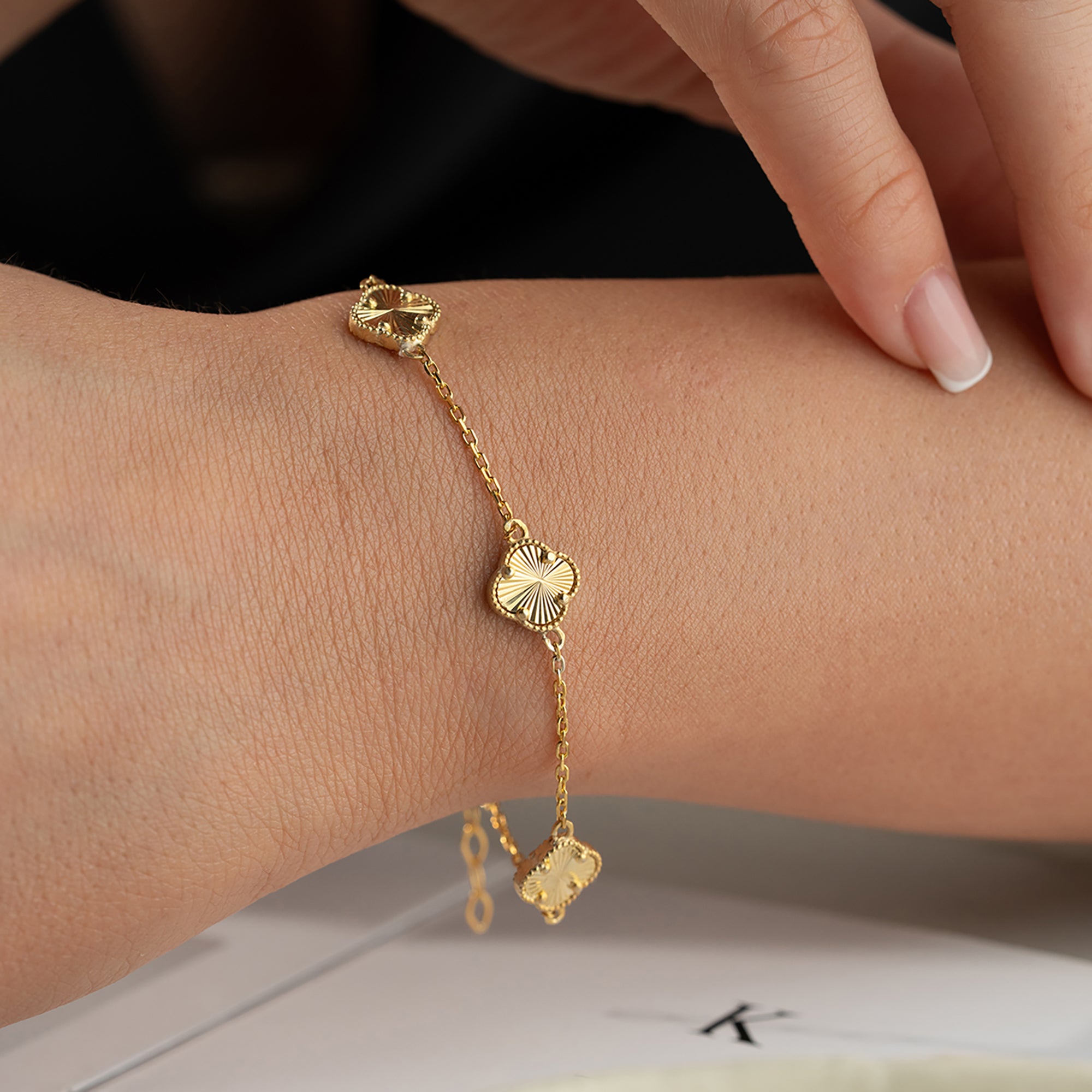 ÇOKLU YONCA BİLEKLİK | 925 GÜMÜŞ