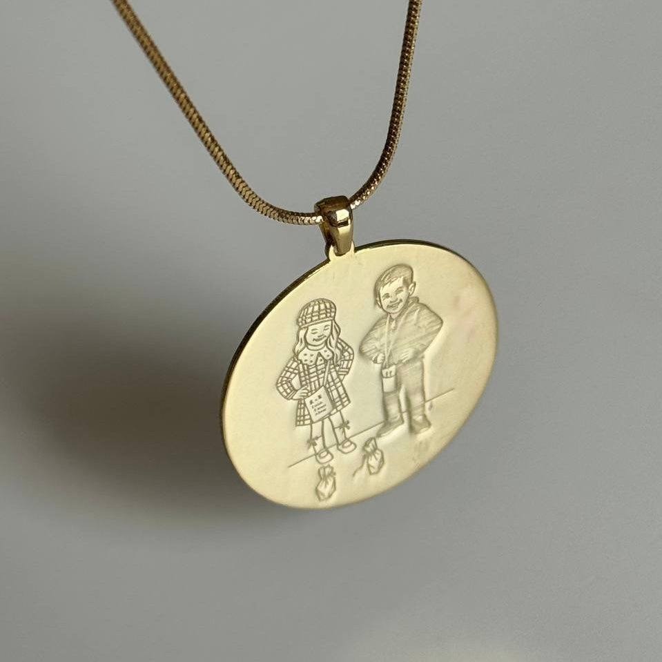 ÇİZİM KOLYE | 925 GÜMÜŞ