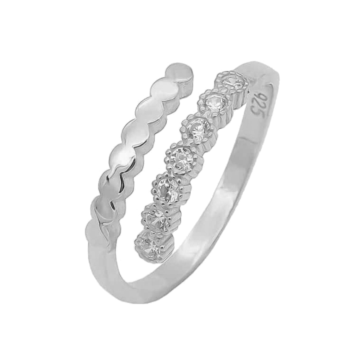 Arwen Zirkon Taşlı Yüzük | 925 Ayar Gümüş – Jeweliay Jewelry – 2 – Silver beyaz fon #RENK_silver