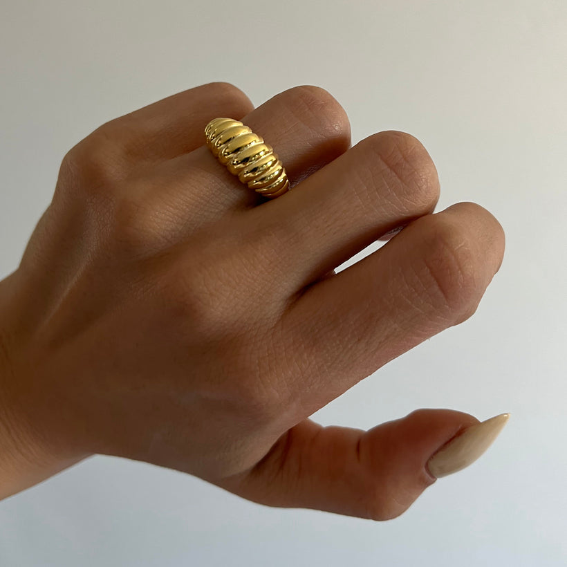 Ayarlanabilir Babylon Yüzük | 925 Ayar Gümüş – Jeweliay Jewelry – 4