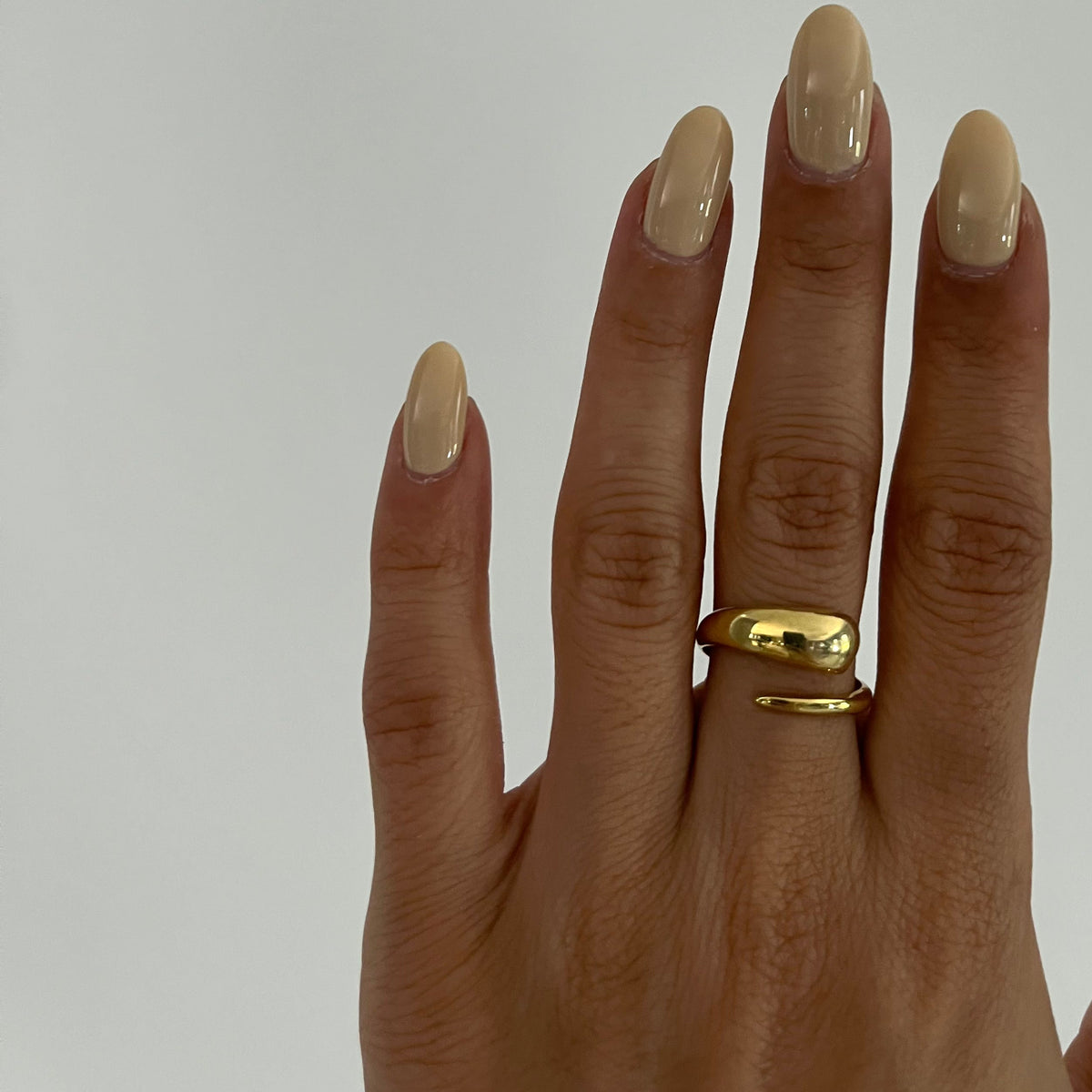 Ayarlanabilir Damla Model Yüzük | 925 Ayar Gümüş – Jeweliay Jewelry – 4
