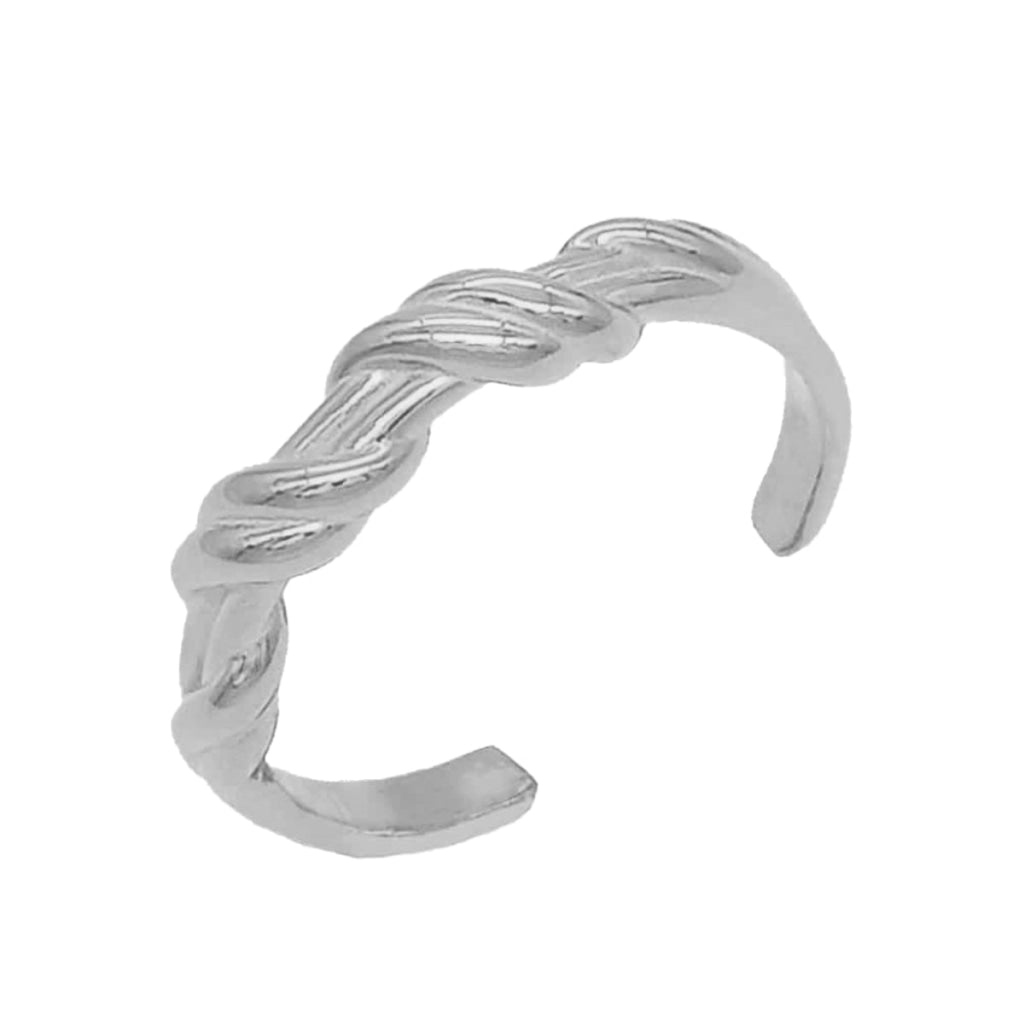 Ayarlanabilir Sarmaşık Desenli Yüzük | 925 Ayar Gümüş – Jeweliay Jewelry – 2 – Silver beyaz fon #RENK_silver