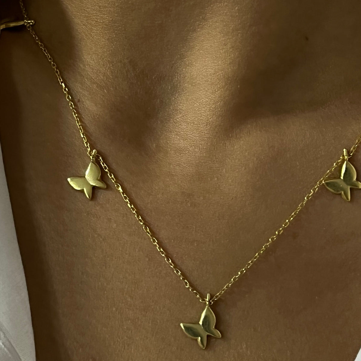 Beşli Kelebek Şans Kolye | 925 Ayar Gümüş – Jeweliay Jewelry – 4