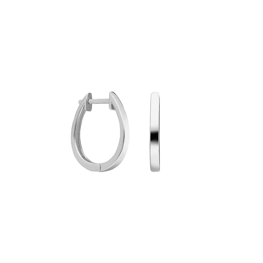 Elips Basic Küpe | 925 Ayar Gümüş – Jeweliay Jewelry – 2 – Silver beyaz fon #RENK_silver
