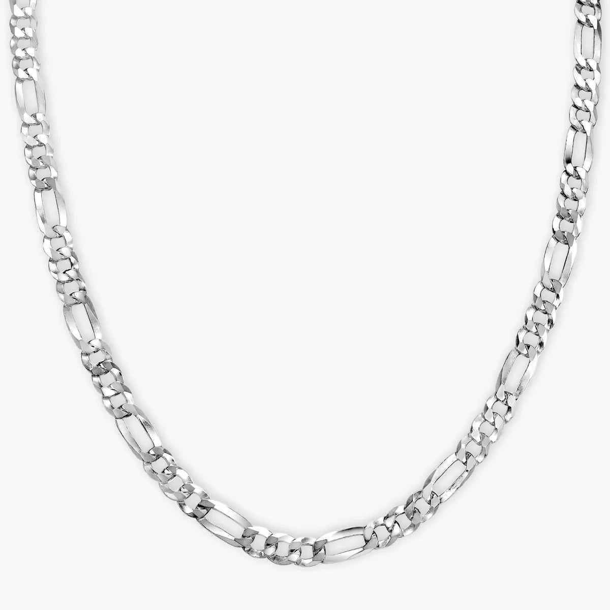 Figaro Zincir Erkek Kolye | 925 Ayar Gümüş – Jeweliay Jewelry – 2 – Silver beyaz fon #RENK_silver