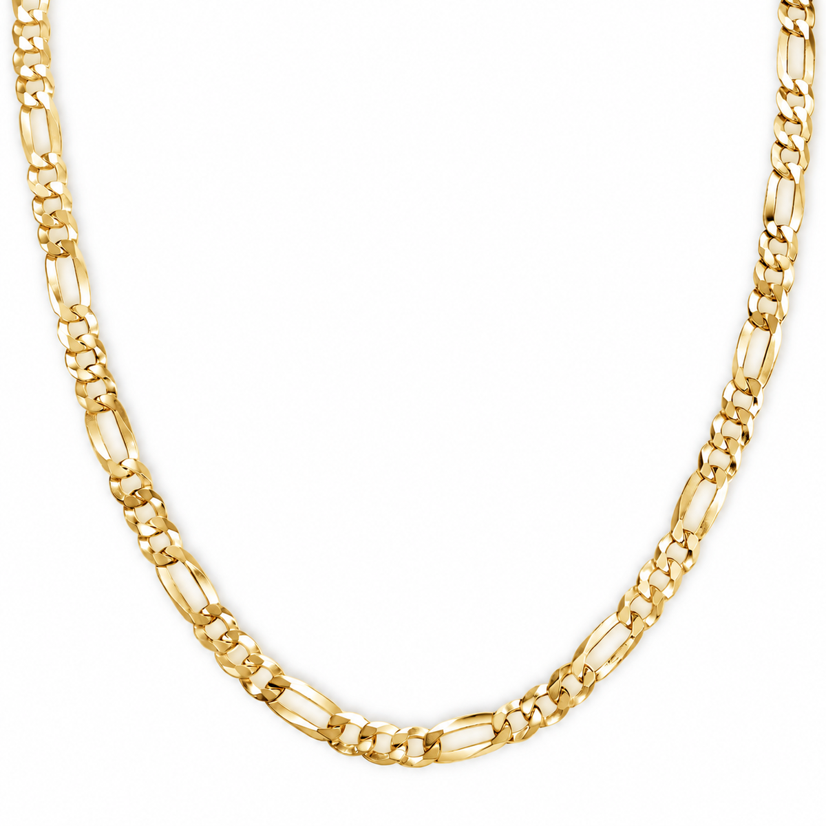 Figaro Zincir Erkek Kolye | 925 Ayar Gümüş – Jeweliay Jewelry – 1 – Gold beyaz fon #RENK_gold