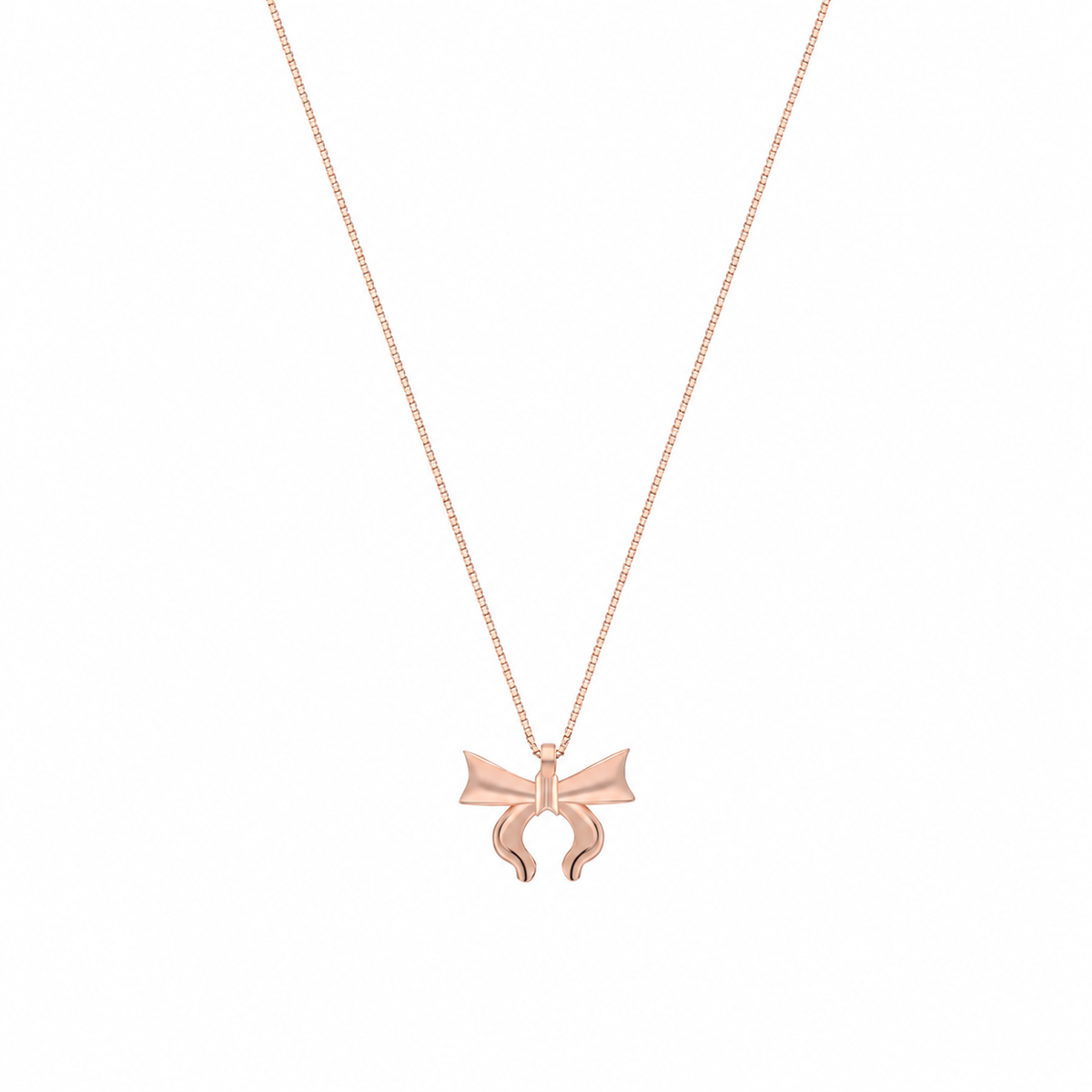 Fiyonk Kolye | 925 Ayar Gümüş – Jeweliay Jewelry – 3 – Rose beyaz fon #RENK_rose