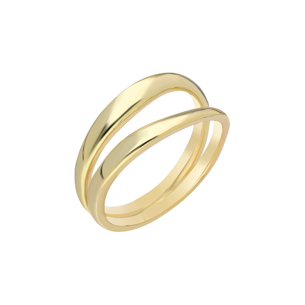 İkili Basic Yüzük | 925 Ayar Gümüş – Jeweliay Jewelry – 1 – Gold beyaz fon #RENK_gold