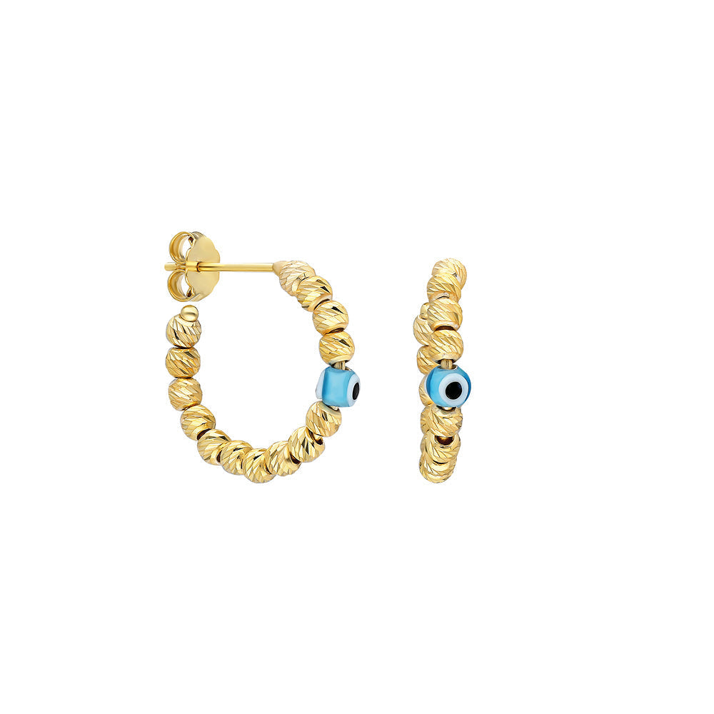 Kalemli Dorica Nazar Küpe | 925 Ayar Gümüş – Jeweliay Jewelry – 1 – Gold beyaz fon #RENK_gold