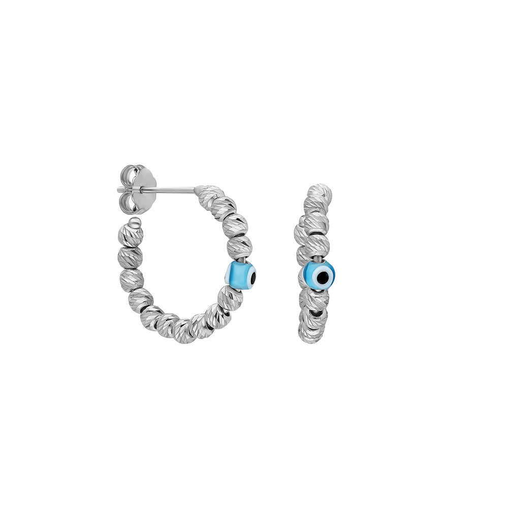Kalemli Dorica Nazar Küpe | 925 Ayar Gümüş – Jeweliay Jewelry – 2 – Silver beyaz fon #RENK_silver