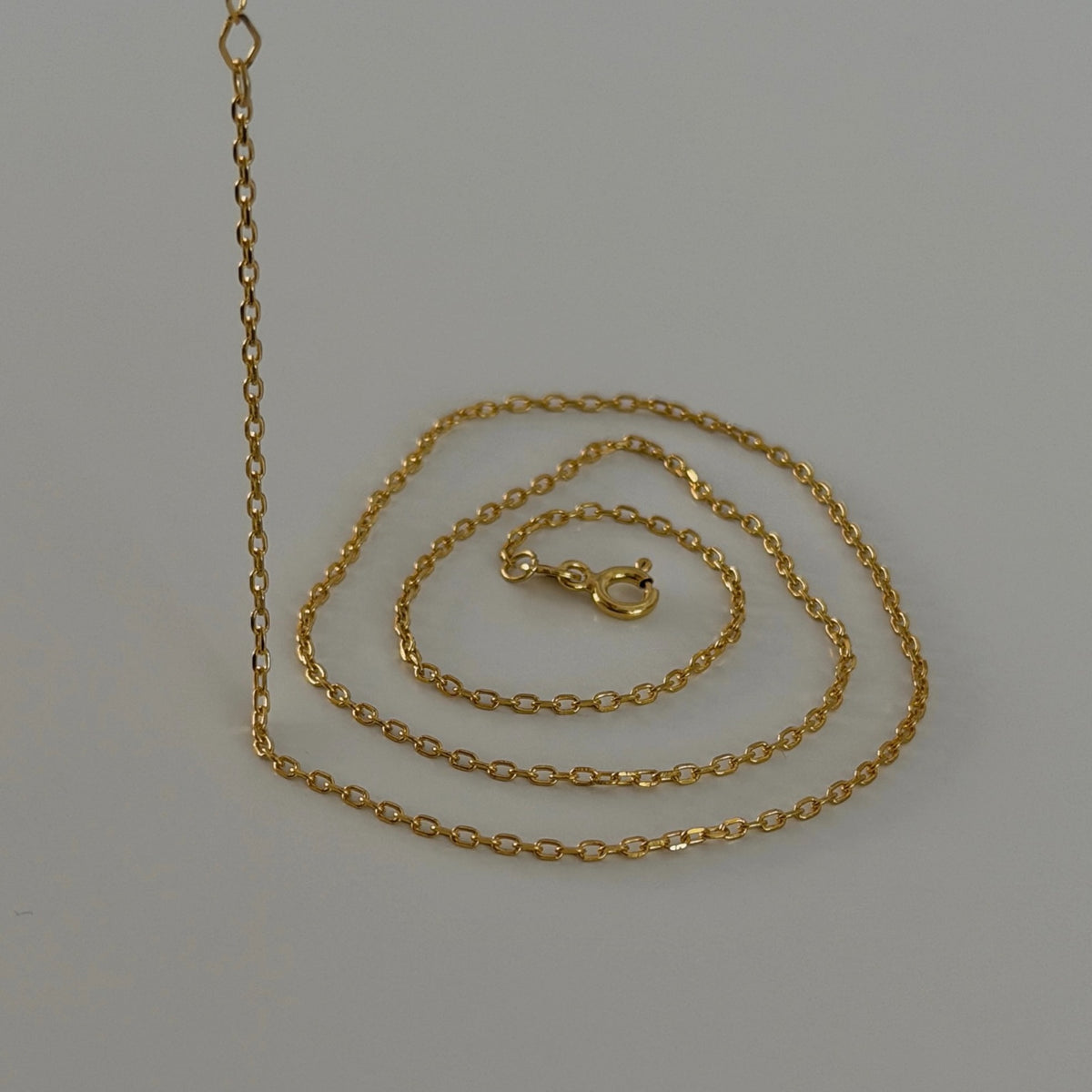Kalın Forse Zincir Kolye | 925 Ayar Gümüş – Jeweliay Jewelry – 1 – Gold ürün ve halka detayı