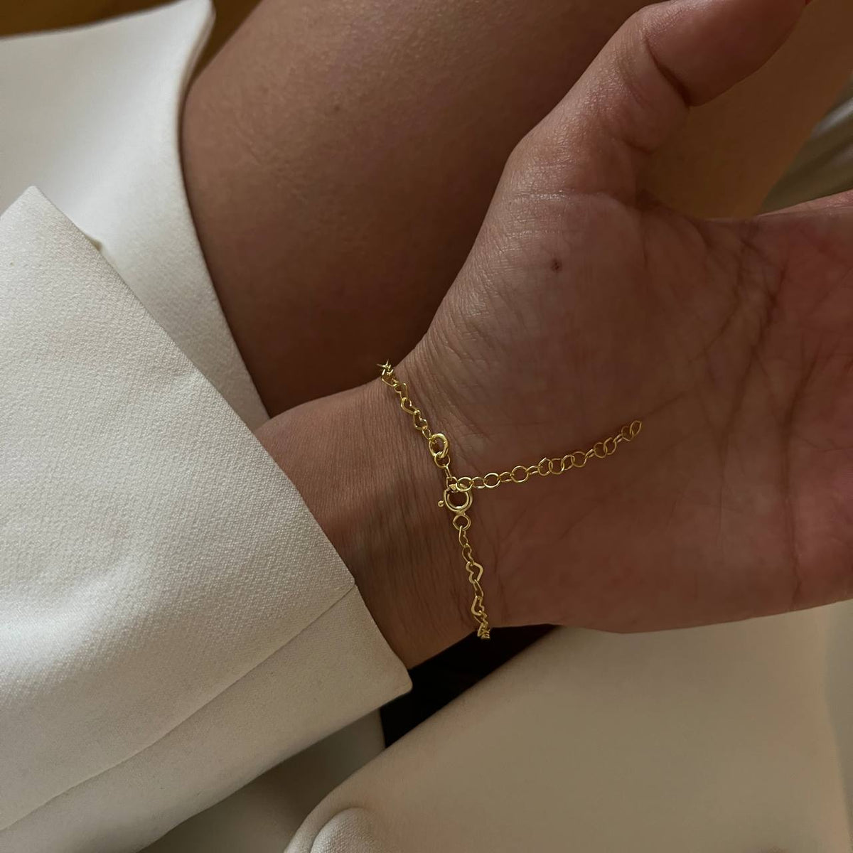 Kalpli Zincir Bileklik | 925 Ayar Gümüş – Jeweliay Jewelry – 5