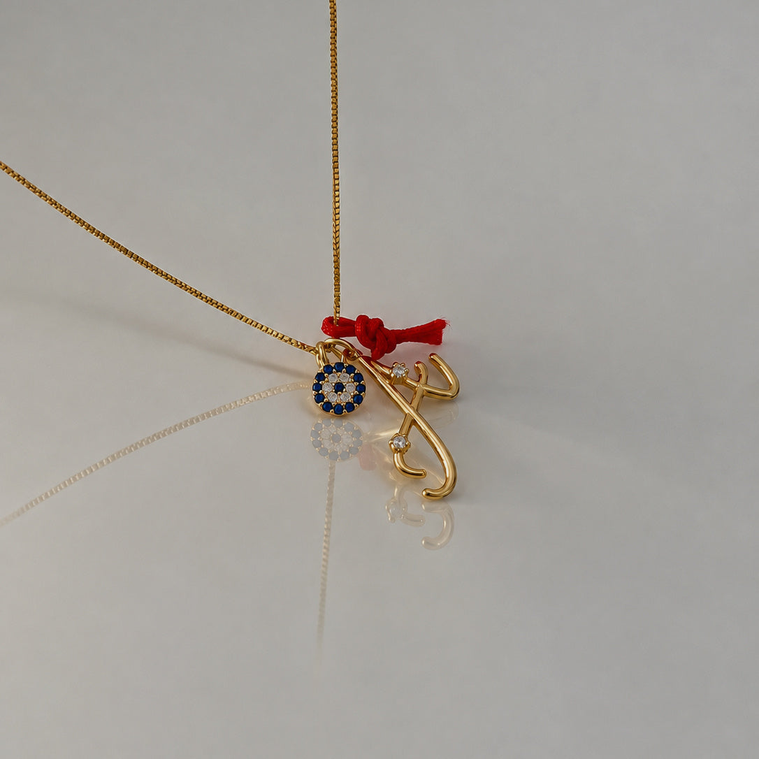 Kişiye Özel Elegant Harf Kolye | 925 Ayar Gümüş – Jeweliay Jewelry – 1