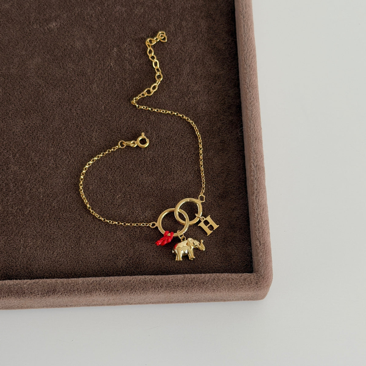 Kişiye Özel Harfli Filli Şans Bileklik | 925 Ayar Gümüş – Jeweliay Jewelry – 10