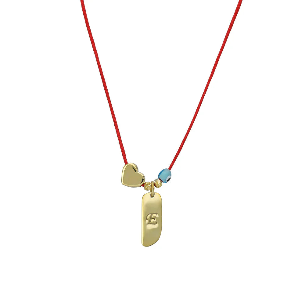 Kişiye Özel Harfli Kalp Göz Nazar Kolye | 925 Ayar Gümüş – Jeweliay Jewelry – 1 – Gold beyaz fon #RENK_gold