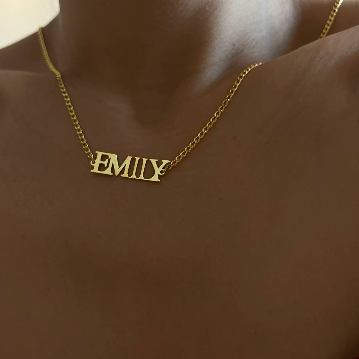 Kişiye Özel İsim Yazılı Cambria Font Gurmet Zincir Kolye | 925 Ayar Gümüş – Jeweliay Jewelry – 4