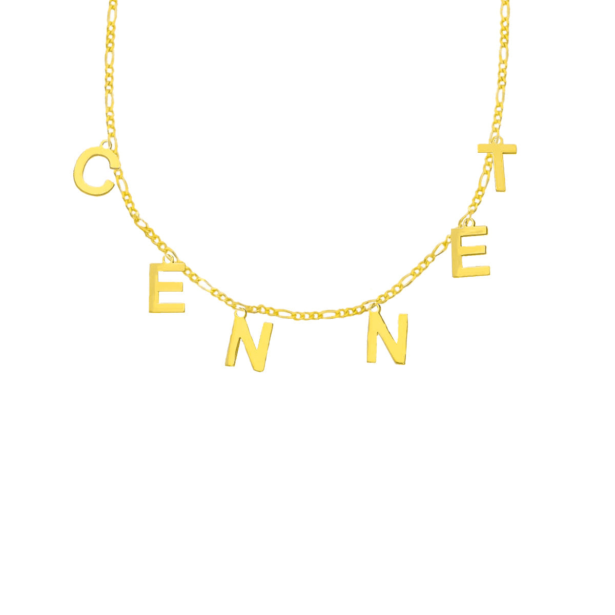 Kişiye Özel İsim Yazılı Choker Kolye | 925 Ayar Gümüş – Jeweliay Jewelry – 1 – Gold beyaz fon #RENK_gold