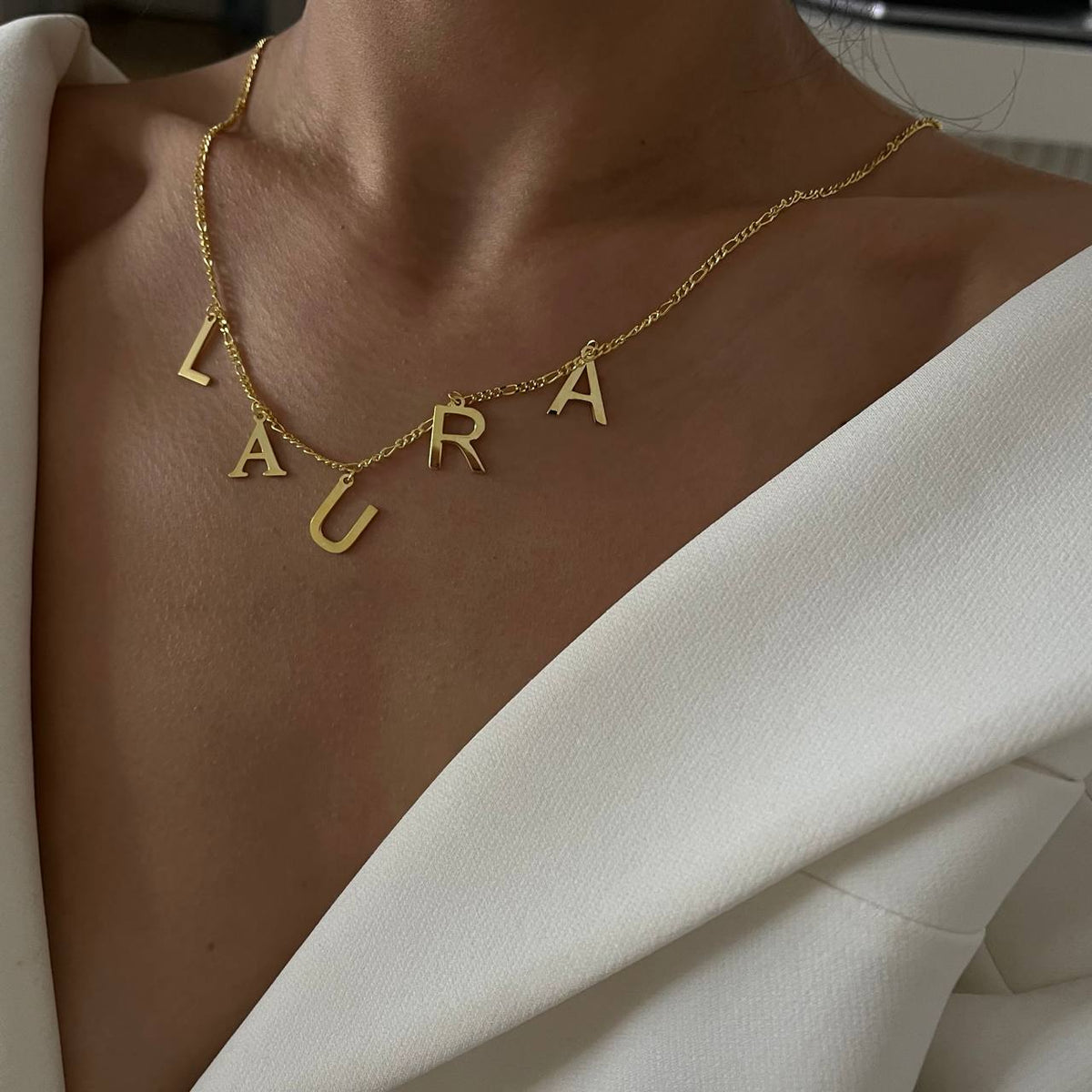 Kişiye Özel İsim Yazılı Choker Kolye | 925 Ayar Gümüş – Jeweliay Jewelry – 4