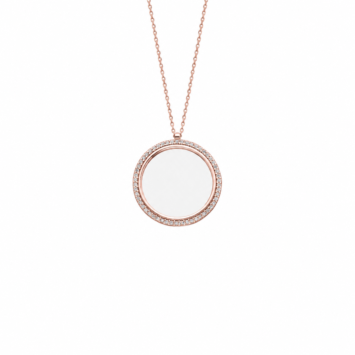 Kişiye Özel İsim Yazılı Zirkon Taşlı Plaka Kolye | 925 Ayar Gümüş – Jeweliay Jewelry – 3 – Rose beyaz fon #RENK_rose
