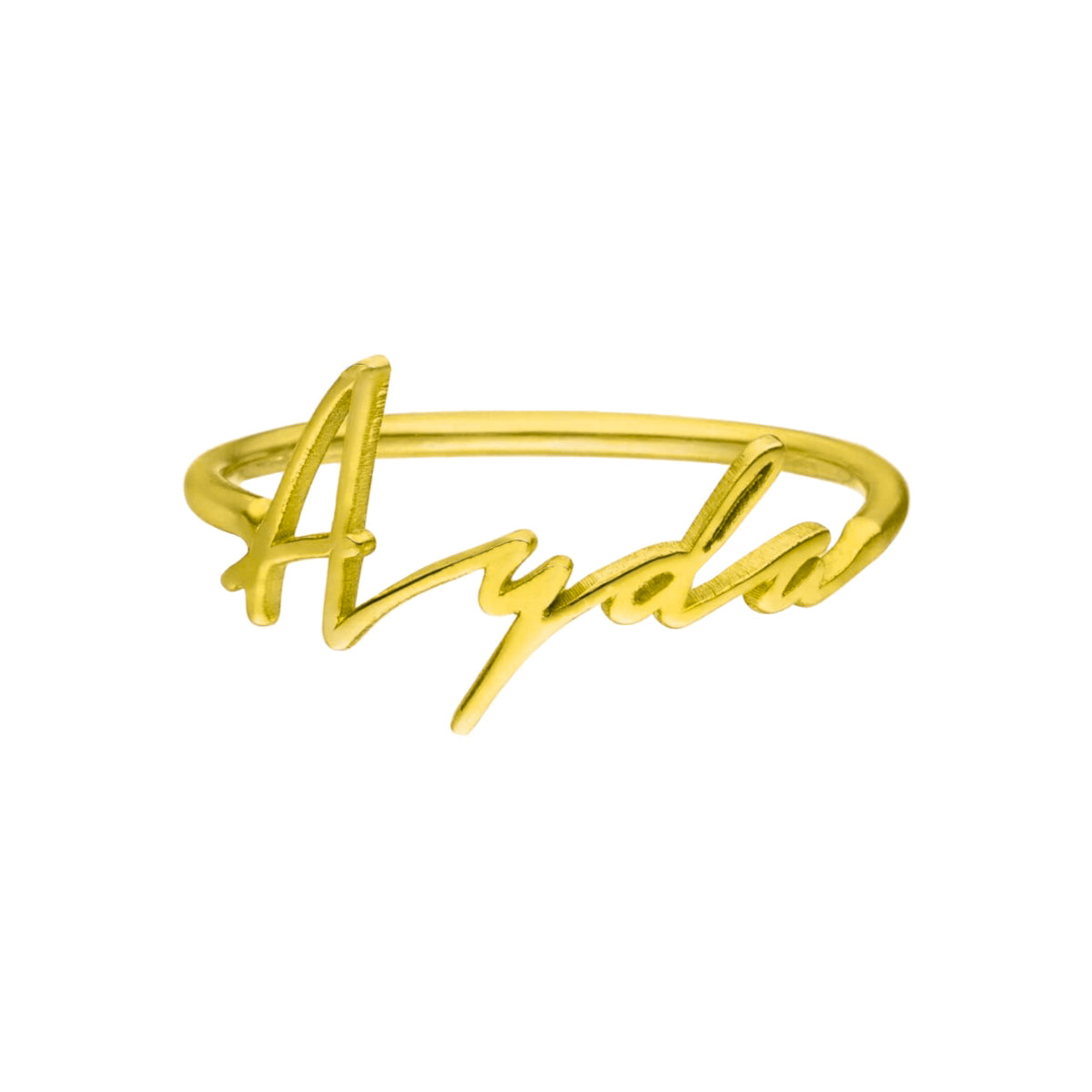 Kişiye Özel İsimli Notera Yüzük | 925 Ayar Gümüş – Jeweliay Jewelry – 1 – Gold beyaz fon #RENK_gold