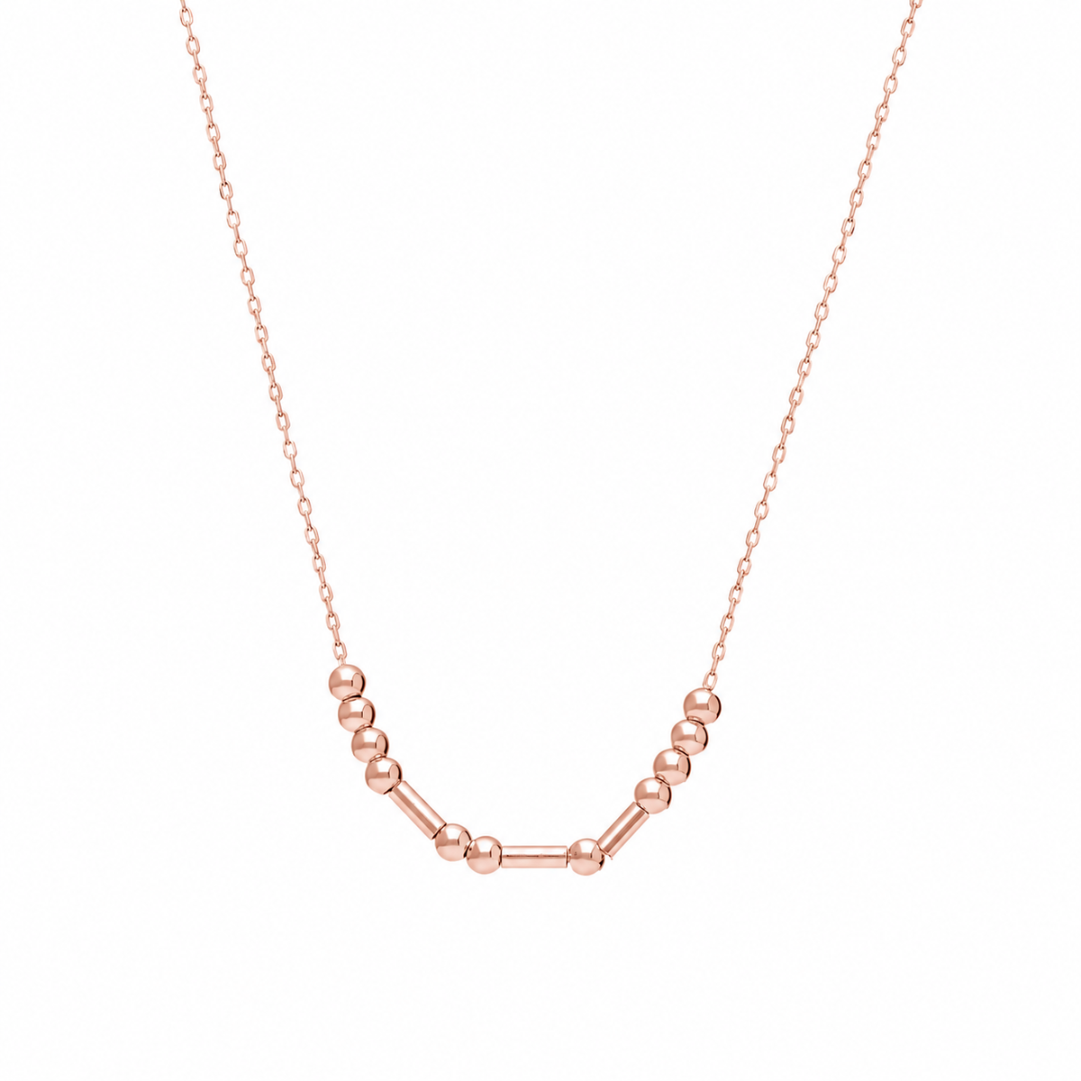 Kişiye Özel Mors Alfabesi İsim Kolye | 925 Ayar Gümüş – Jeweliay Jewelry – 3 – Rose beyaz fon #RENK_rose