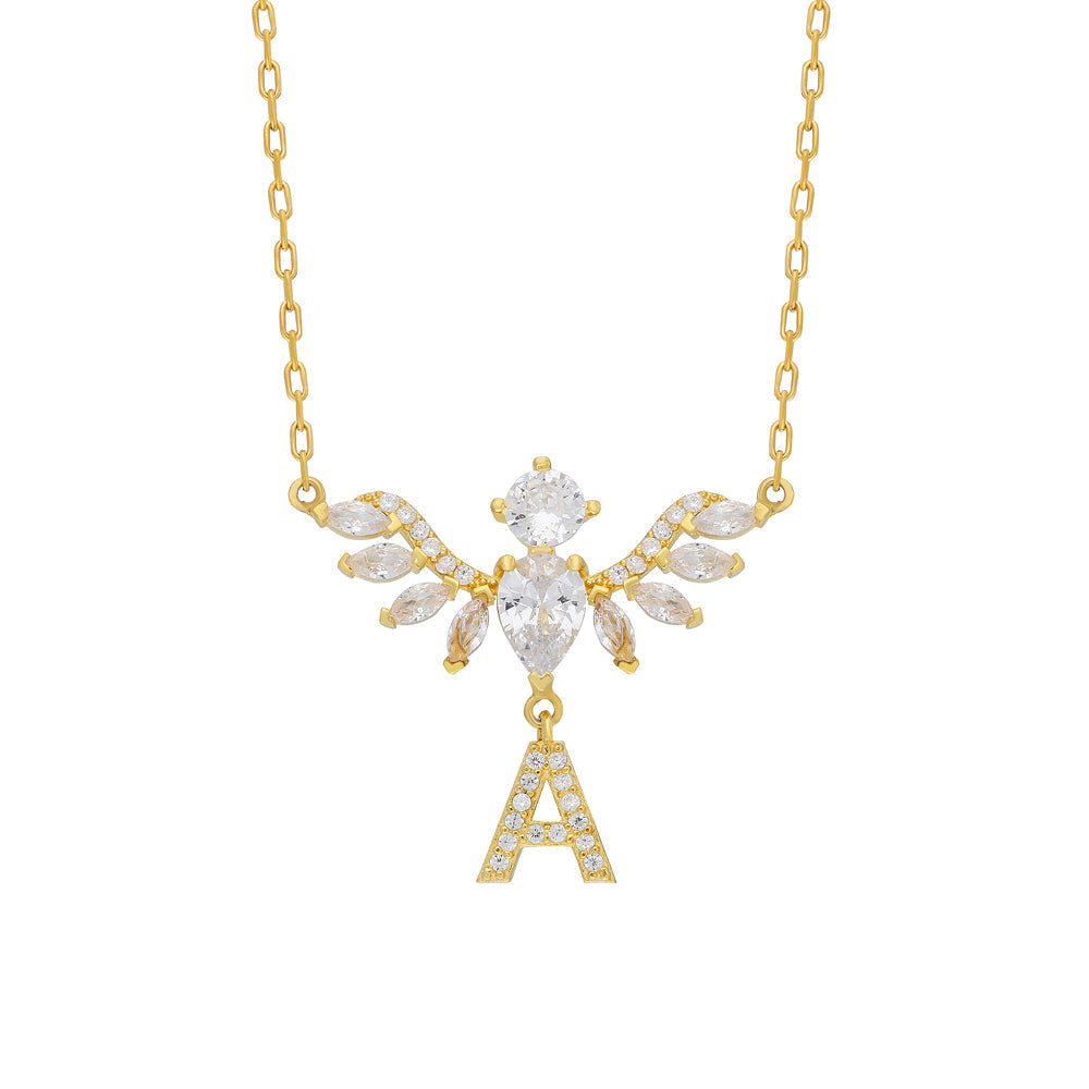 Kişiye Özel Samara Harfli Kolye | 925 Ayar Gümüş – Jeweliay Jewelry – 1 – Gold beyaz fon #RENK_gold