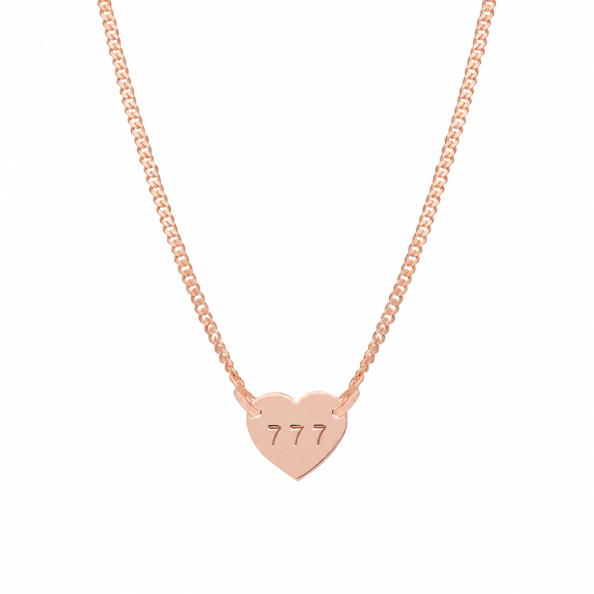 Kişiye Özel Şans Sayısı Yazılı Kalp Kolye | 925 Ayar Gümüş – Jeweliay Jewelry – 2 – Rose beyaz fon #RENK_rose