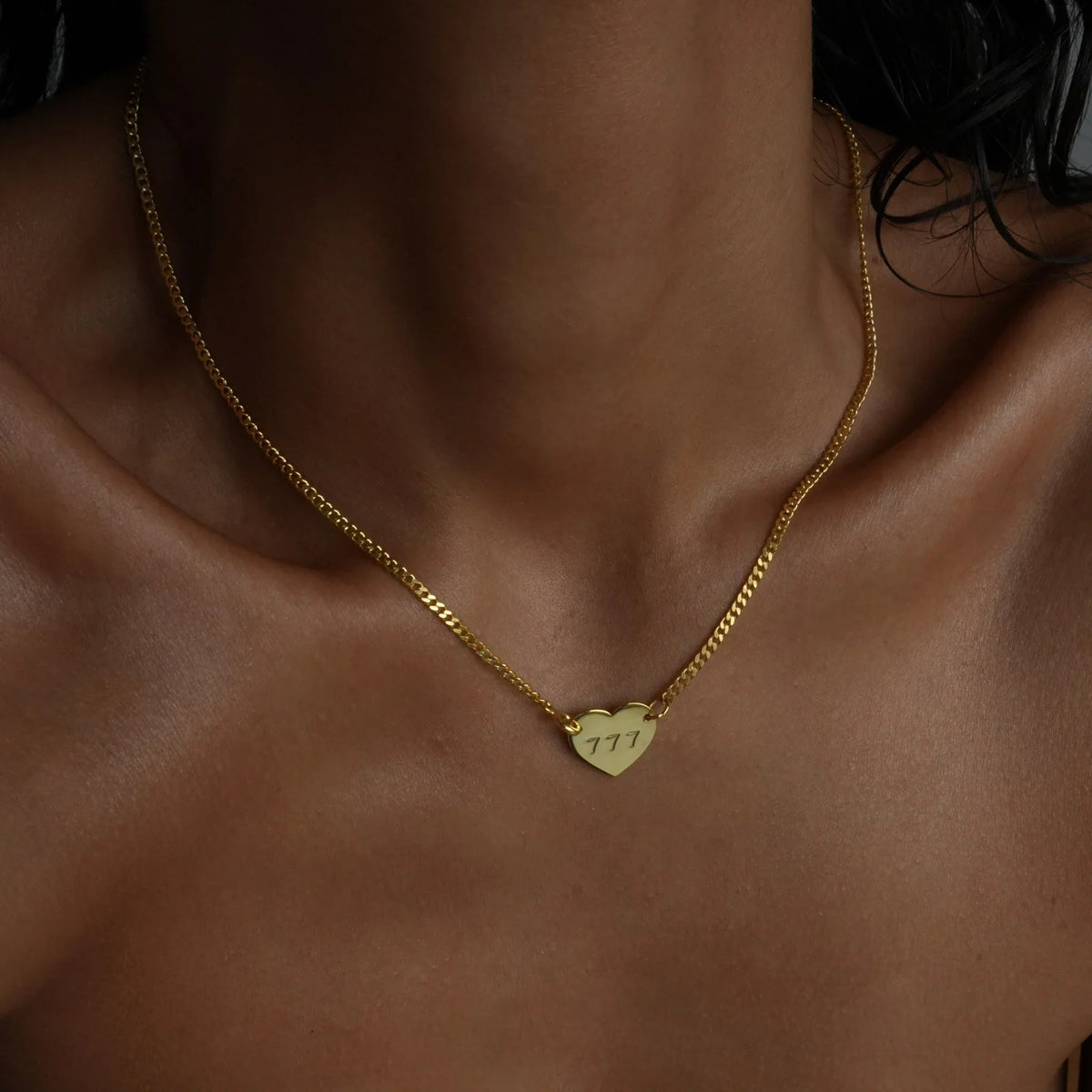 Kişiye Özel Şans Sayısı Yazılı Kalp Kolye | 925 Ayar Gümüş – Jeweliay Jewelry – 5