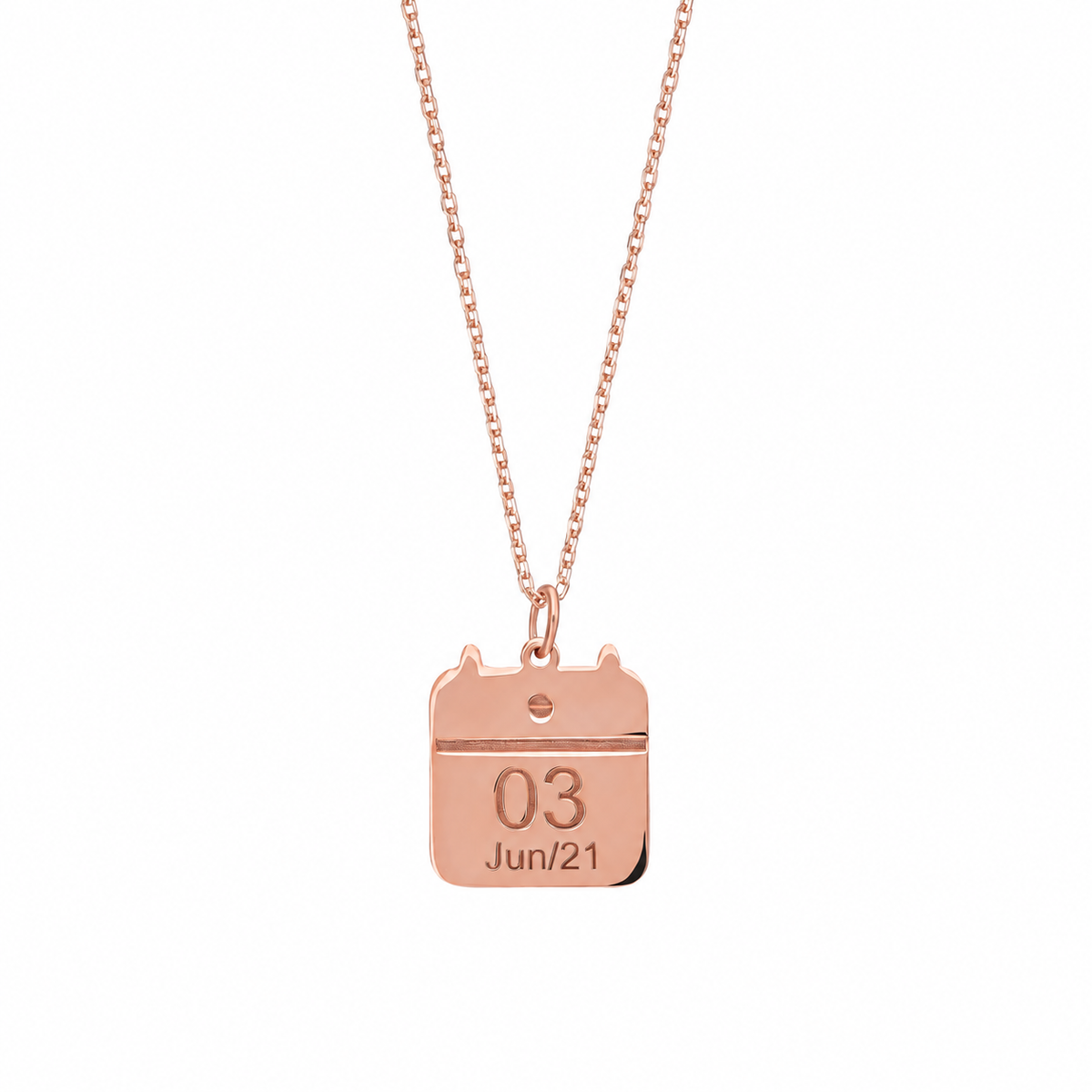 Kişiye Özel Tarih Yazılı Kare Plaka Kolye | 925 Ayar Gümüş – Jeweliay Jewelry – 3 – Rose beyaz fon #RENK_rose