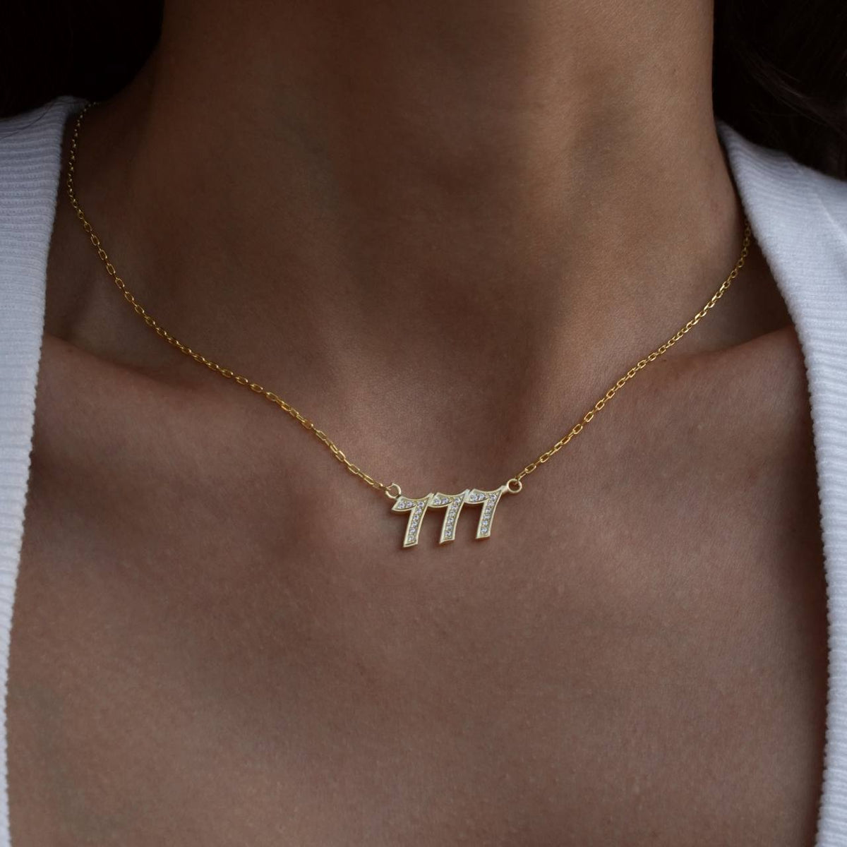 Kişiye Özel Zirkon Taşlı Melek Sayısı Kolye | 925 Ayar Gümüş – Jeweliay Jewelry – 5