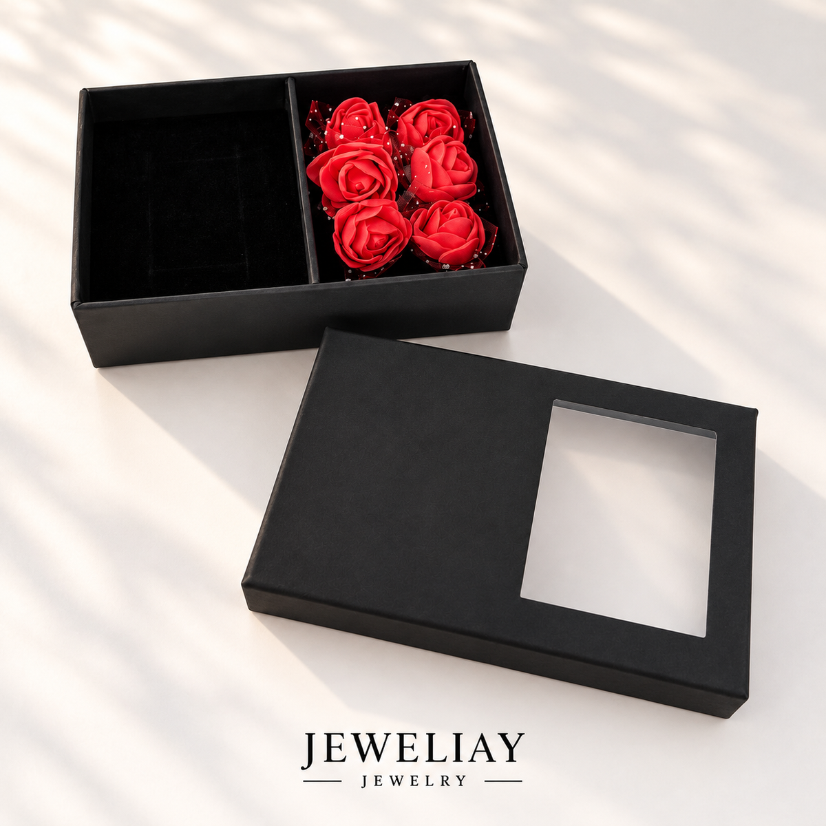 Mini Güllü Takı Kutusu – Jeweliay Jewelry – 1