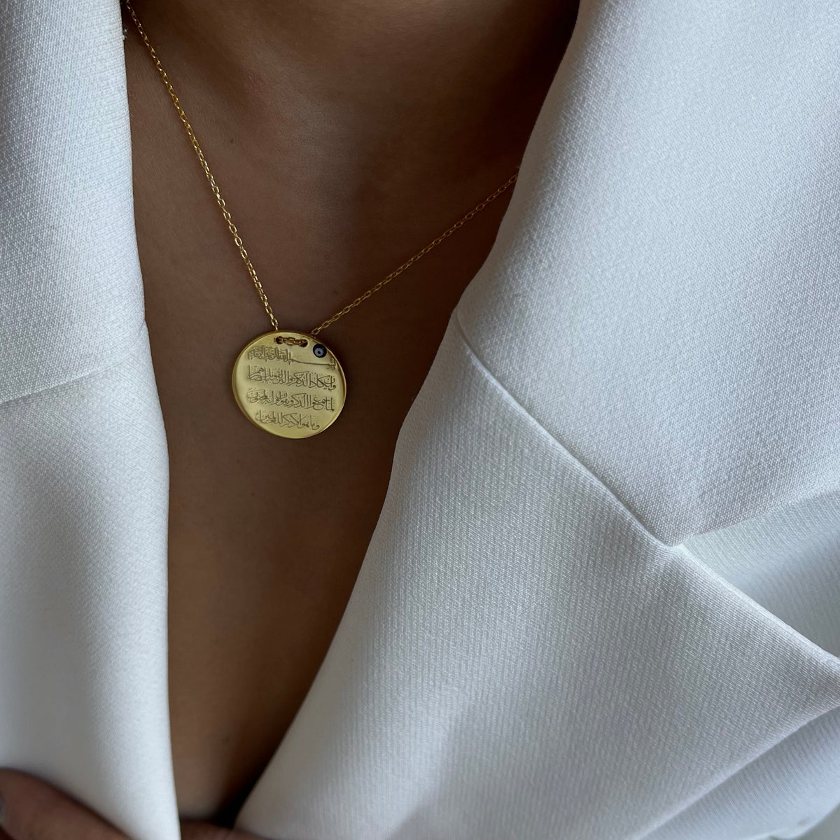 Nazar Duası Plaka Kolye | 925 Ayar Gümüş – Jeweliay Jewelry – 9